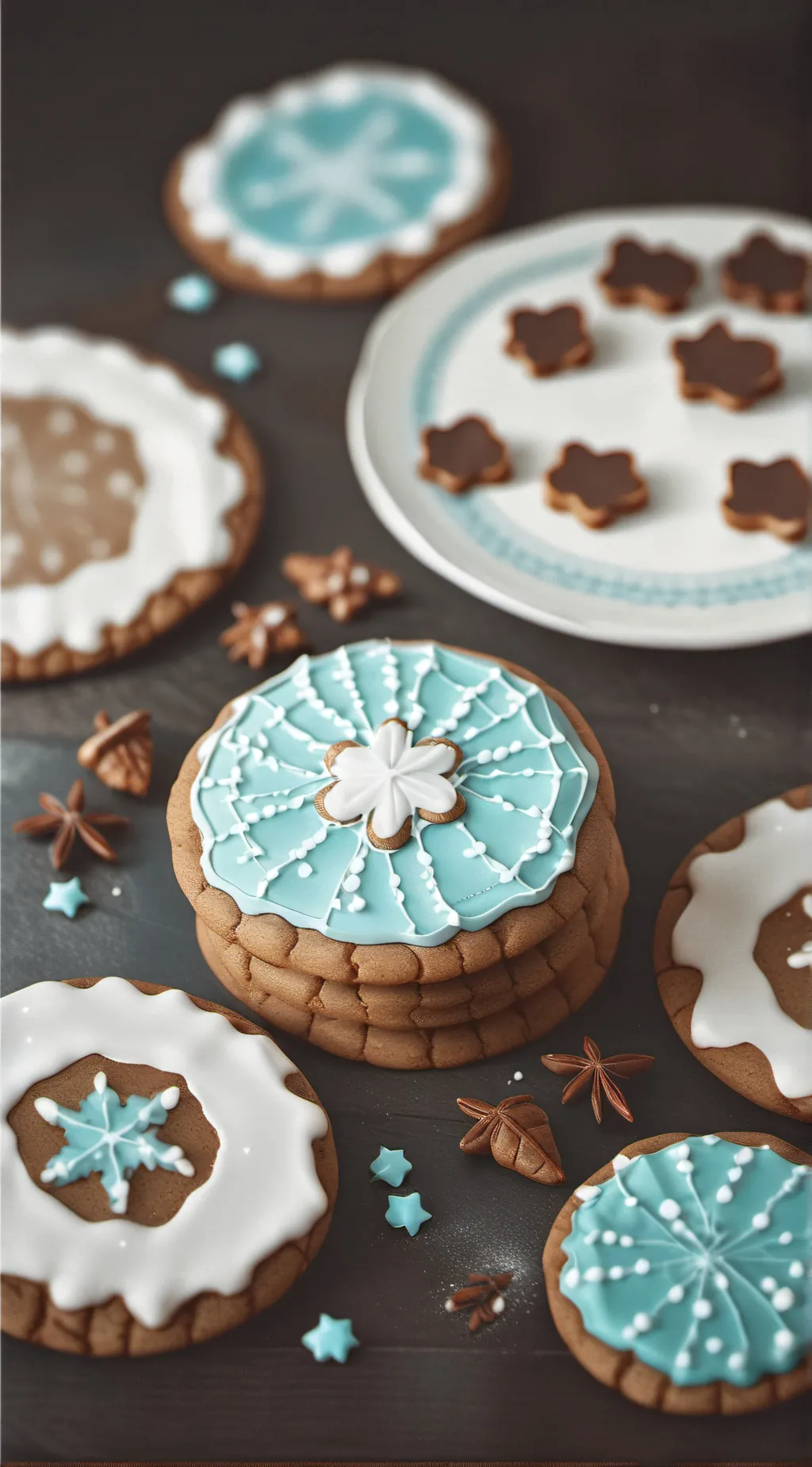 ai character: cookie background