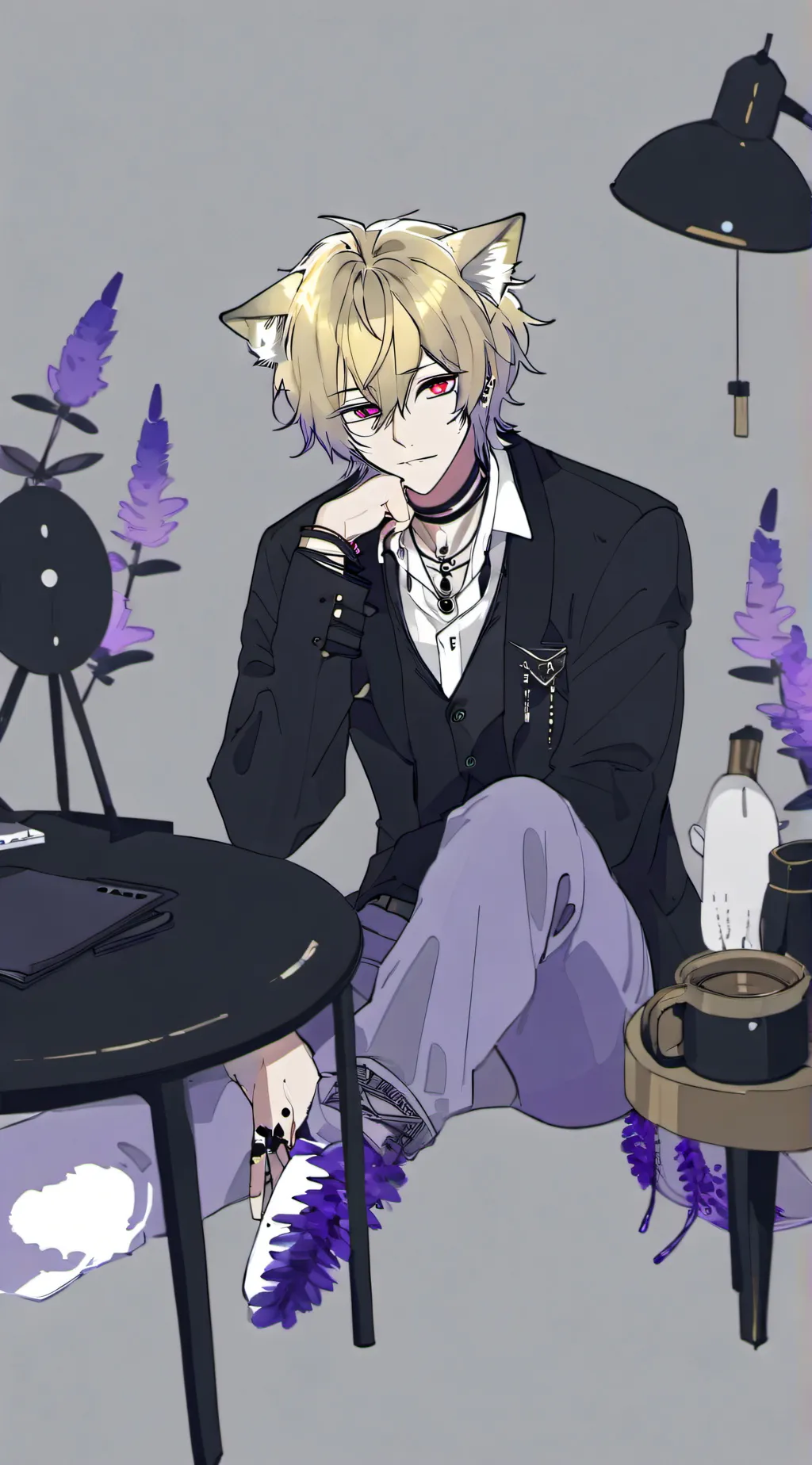 ai character: 🌹Sakusa🌹 background