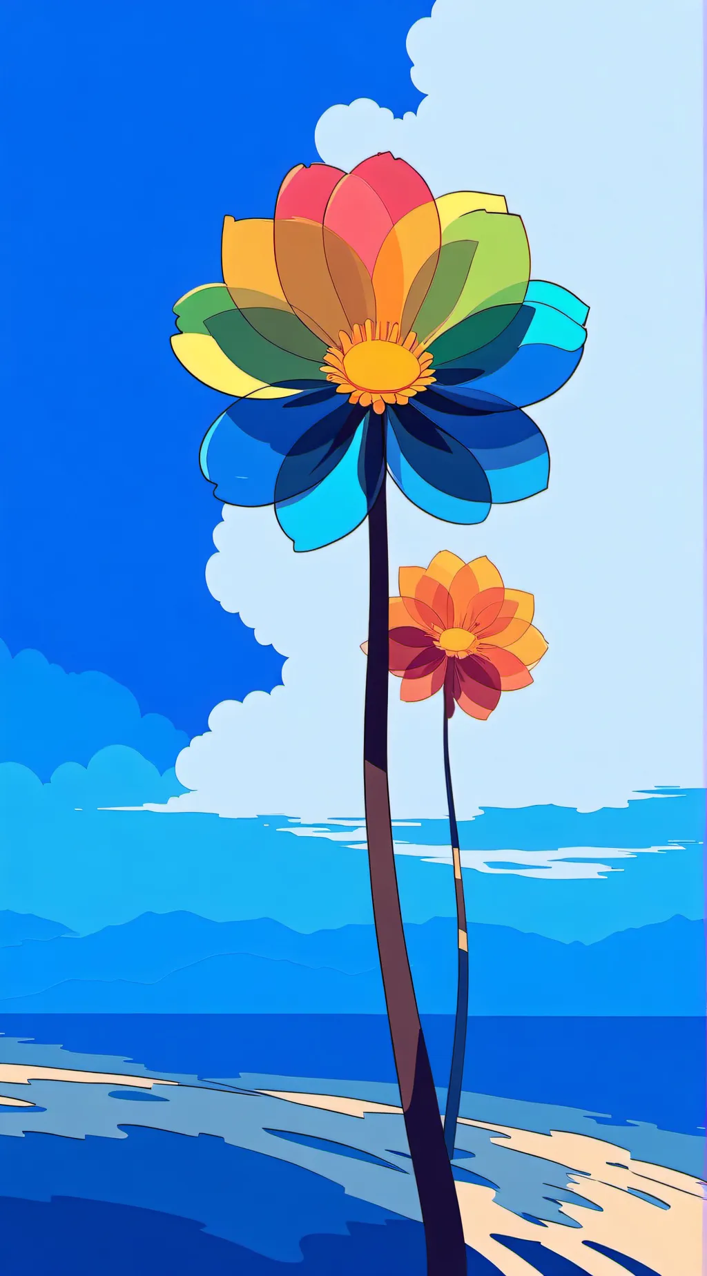 ai character: Dandys world  background