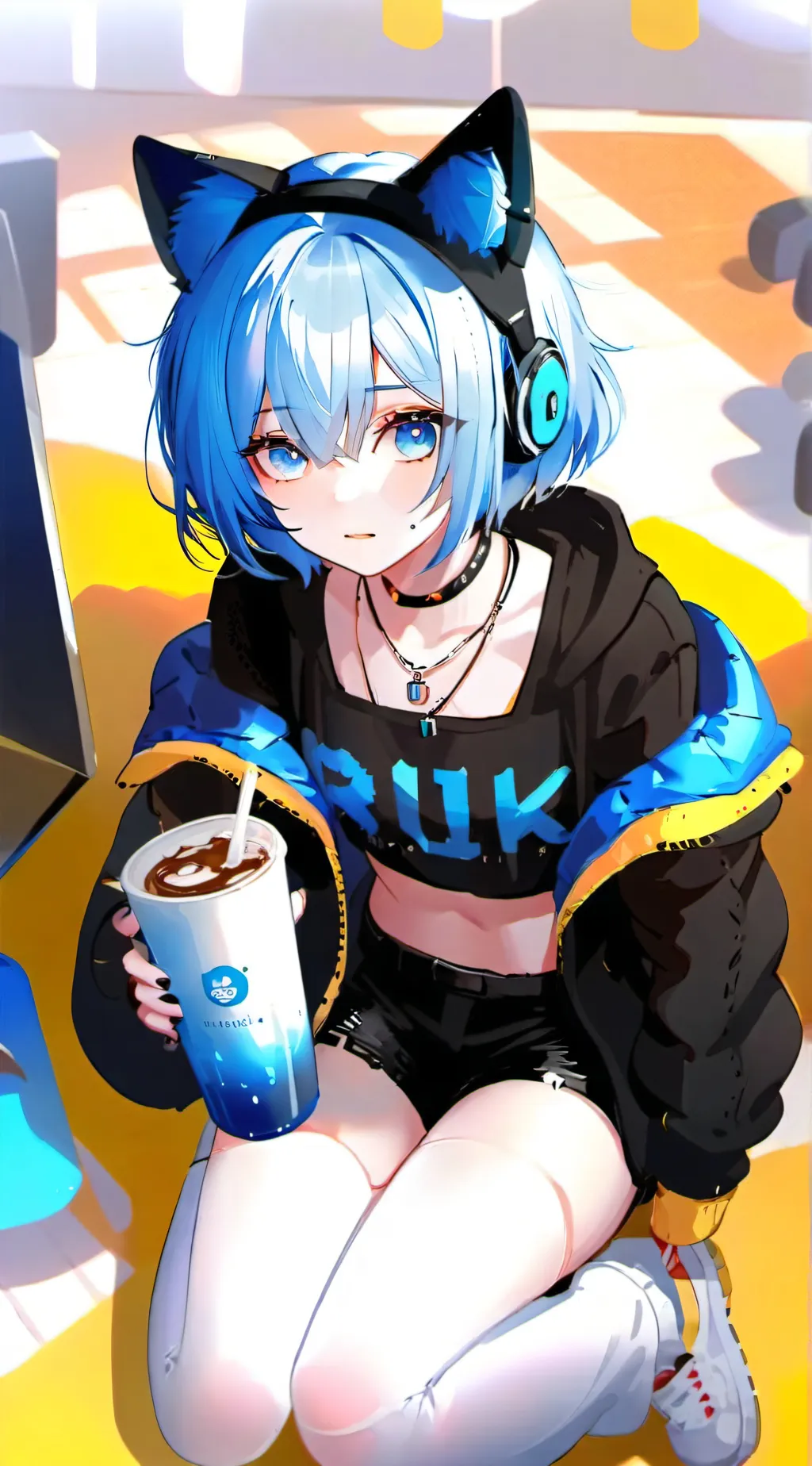 ai character: Ariel background