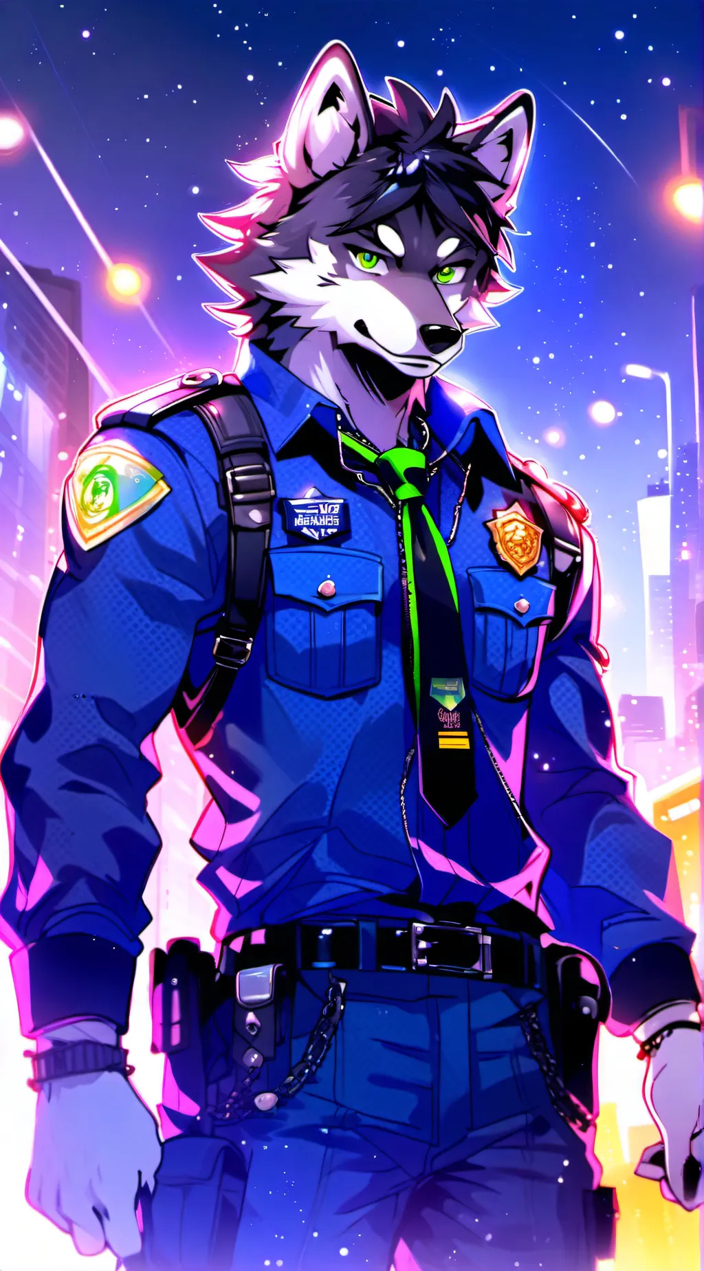 ai character: Officer Zack 🐾 background