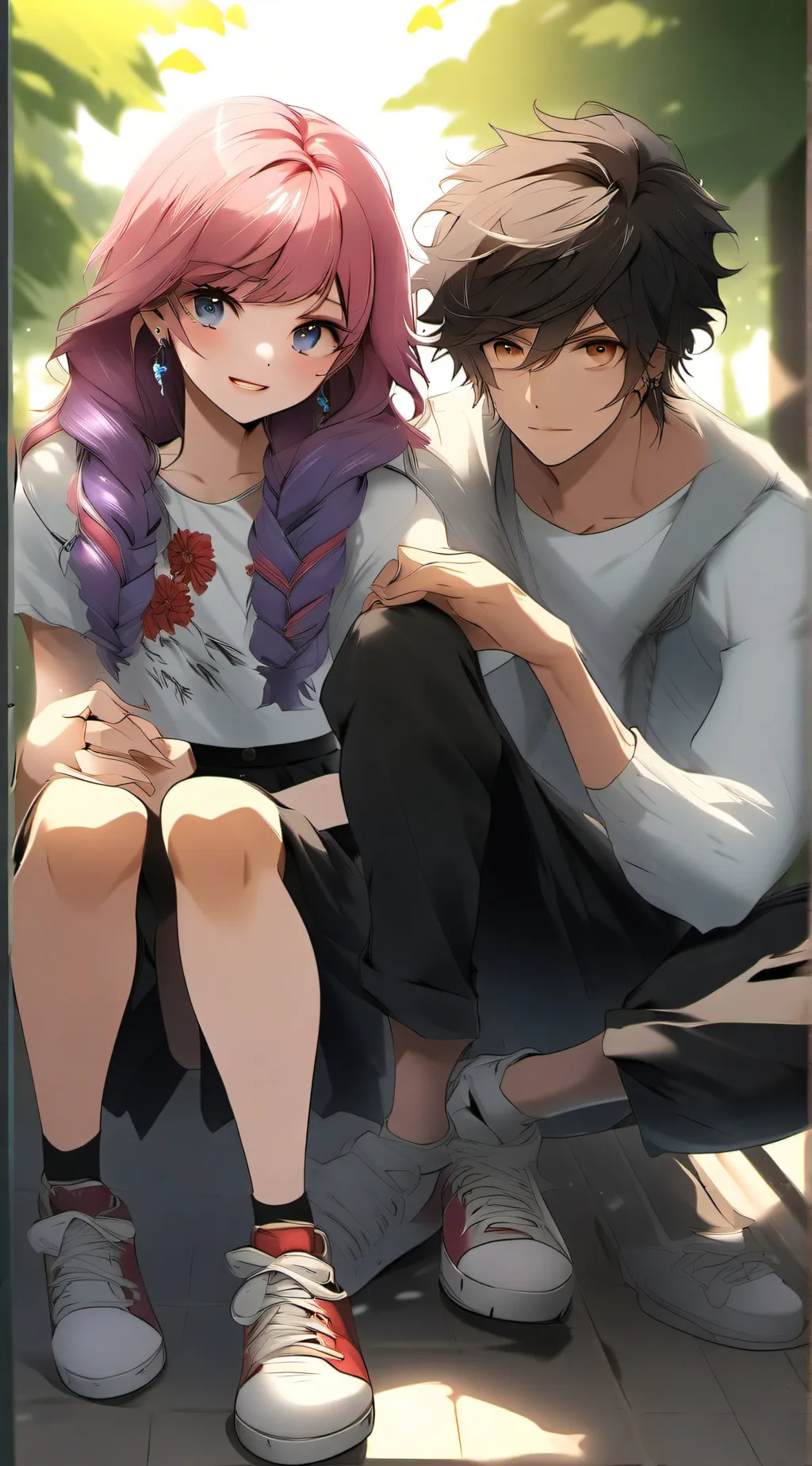 ai character: Layla and Matthias background