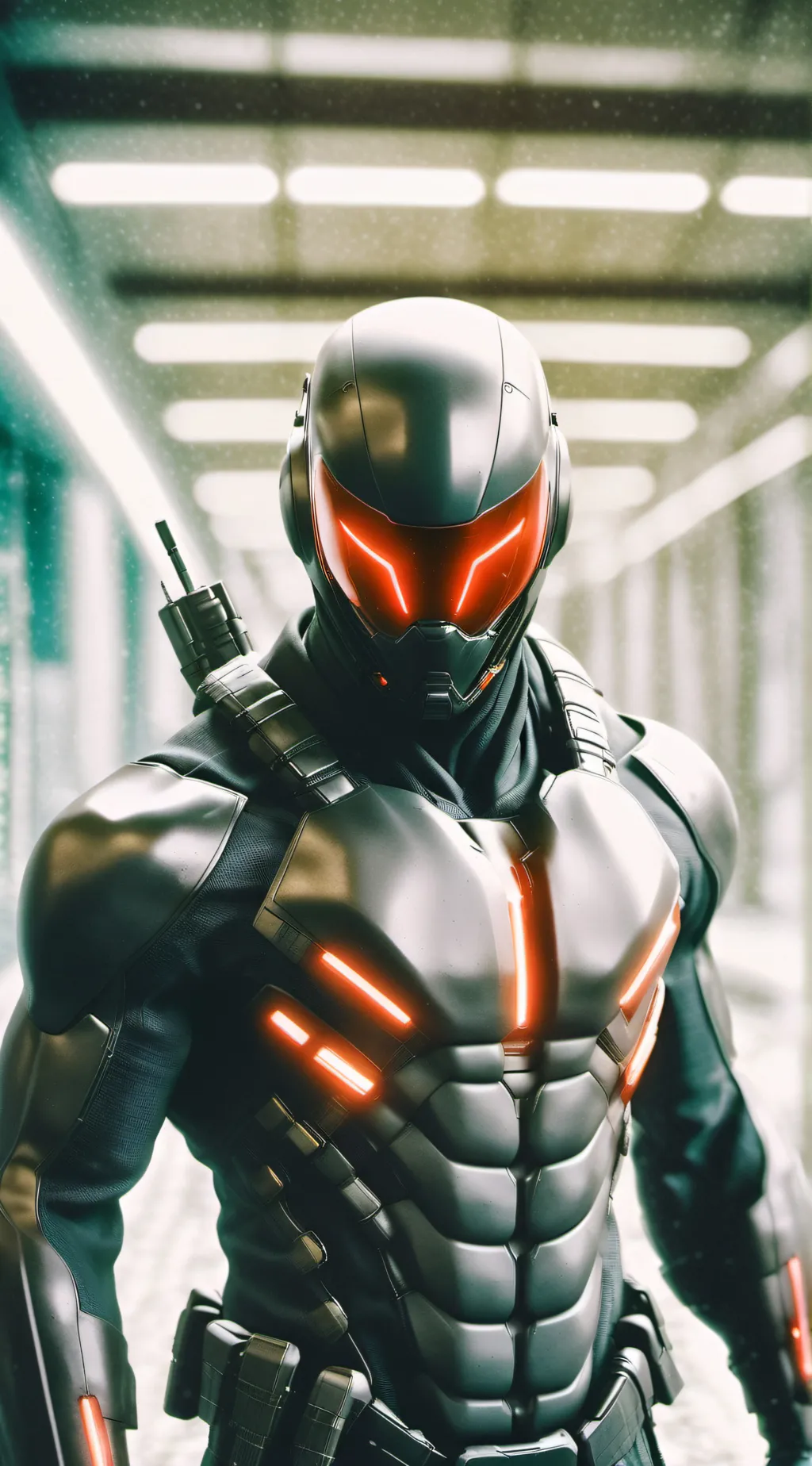 ai character: cyber agent background