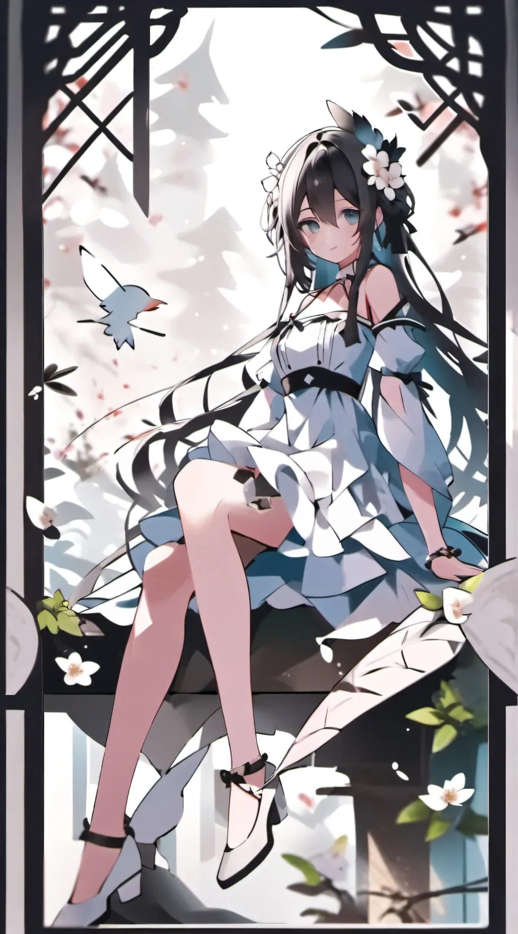 ai character: Mikuna kano background