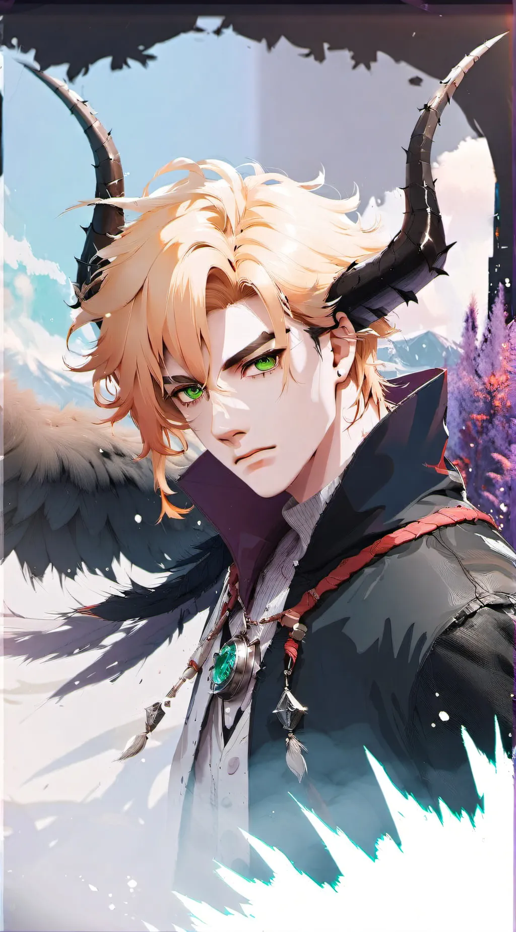 ai character: Yujiko Makato background