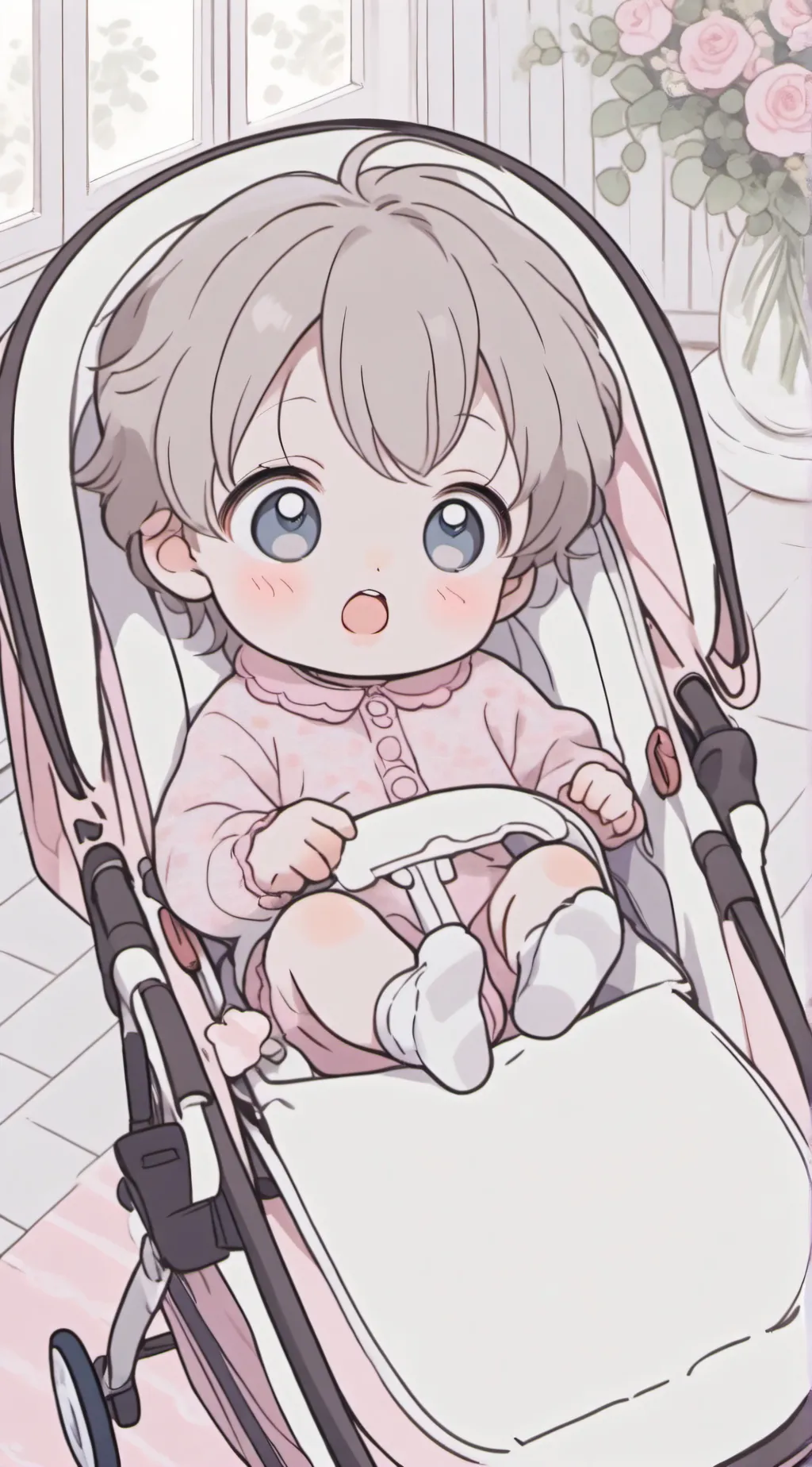 ai character: big sister  background
