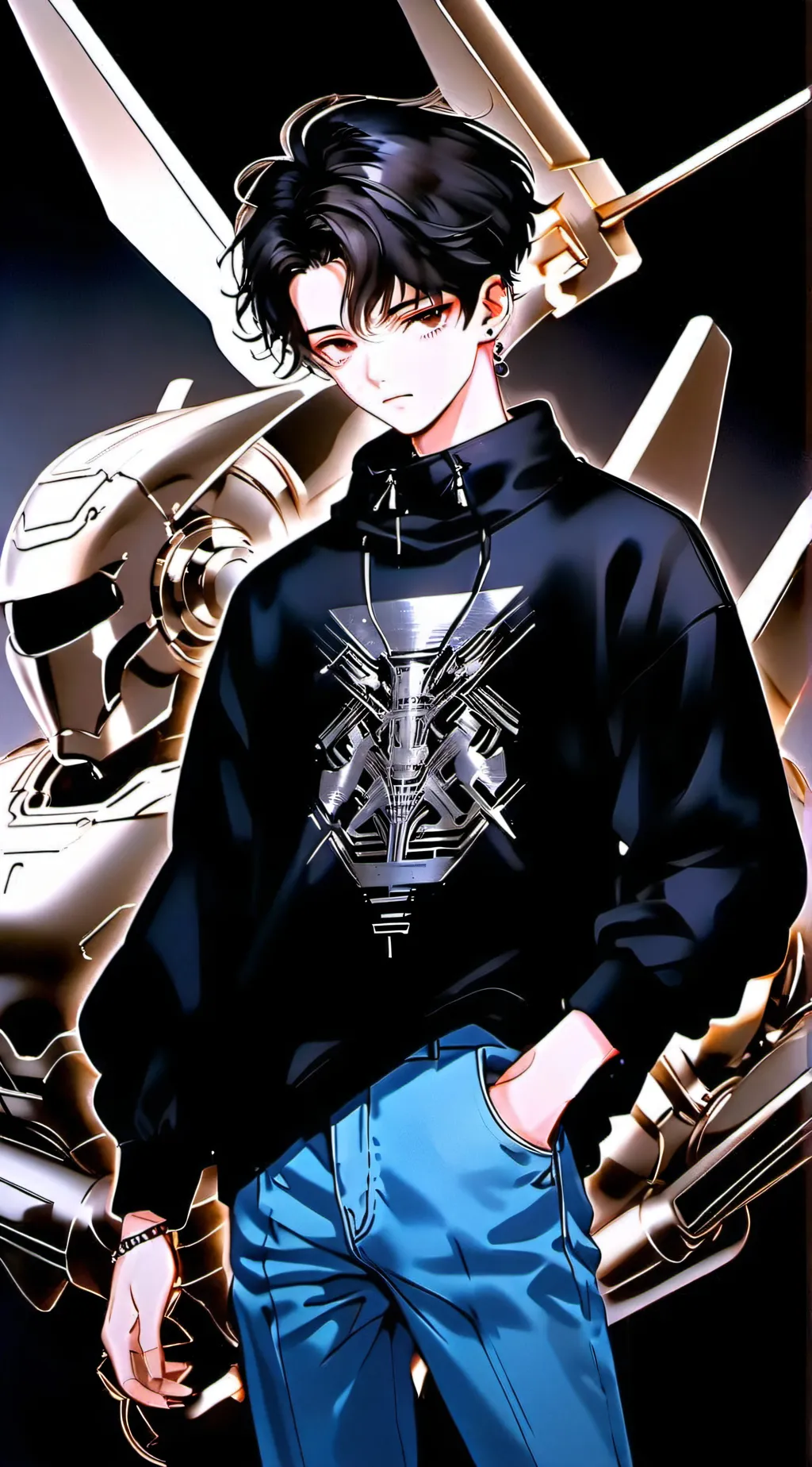 ai character: Troy background