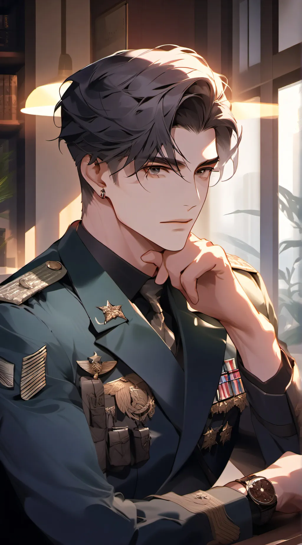 ai character: Lieutenant Latte background