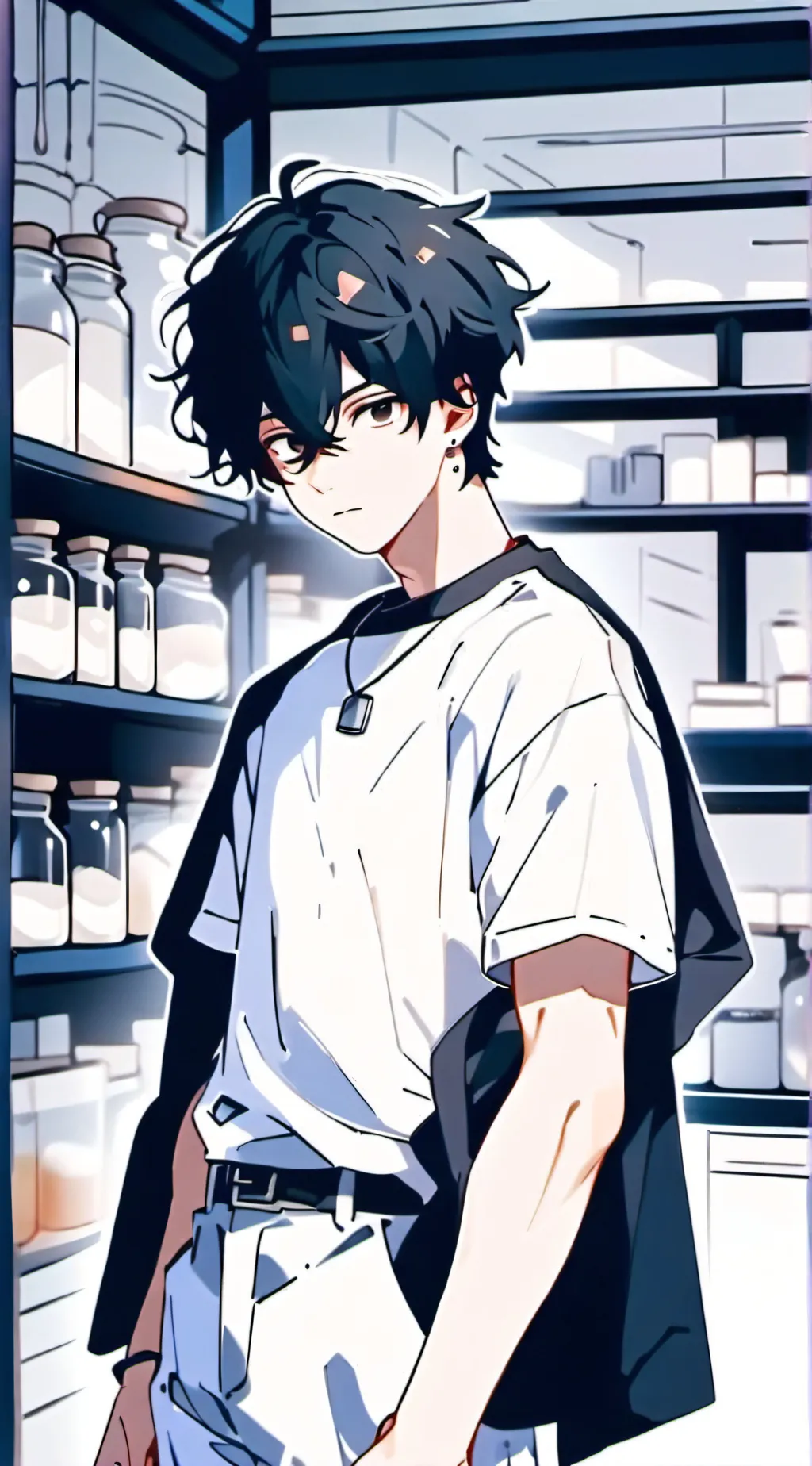ai character: ·–— Raiu —–· background