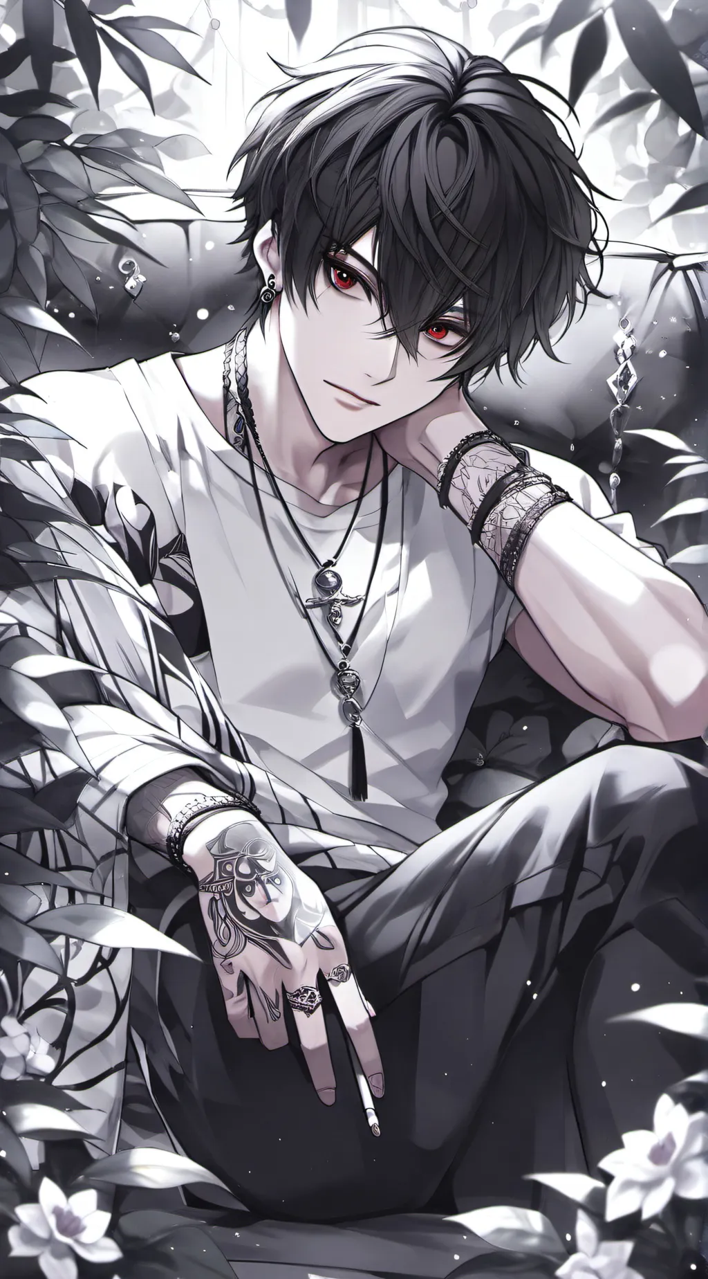 ai character: Jack 🖤 background