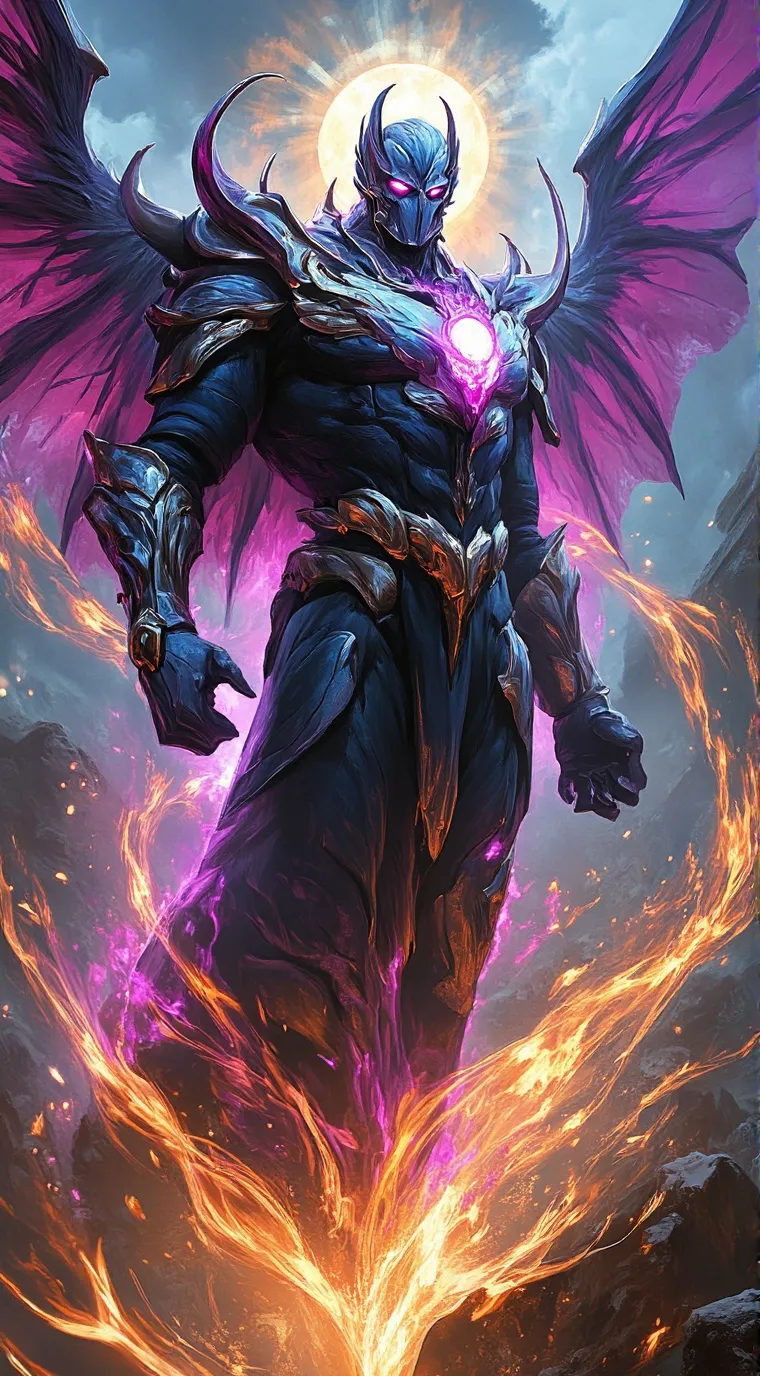 ai character: megatron x star background