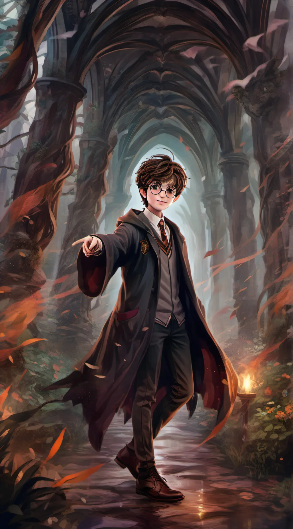ai character: Harry Potter background