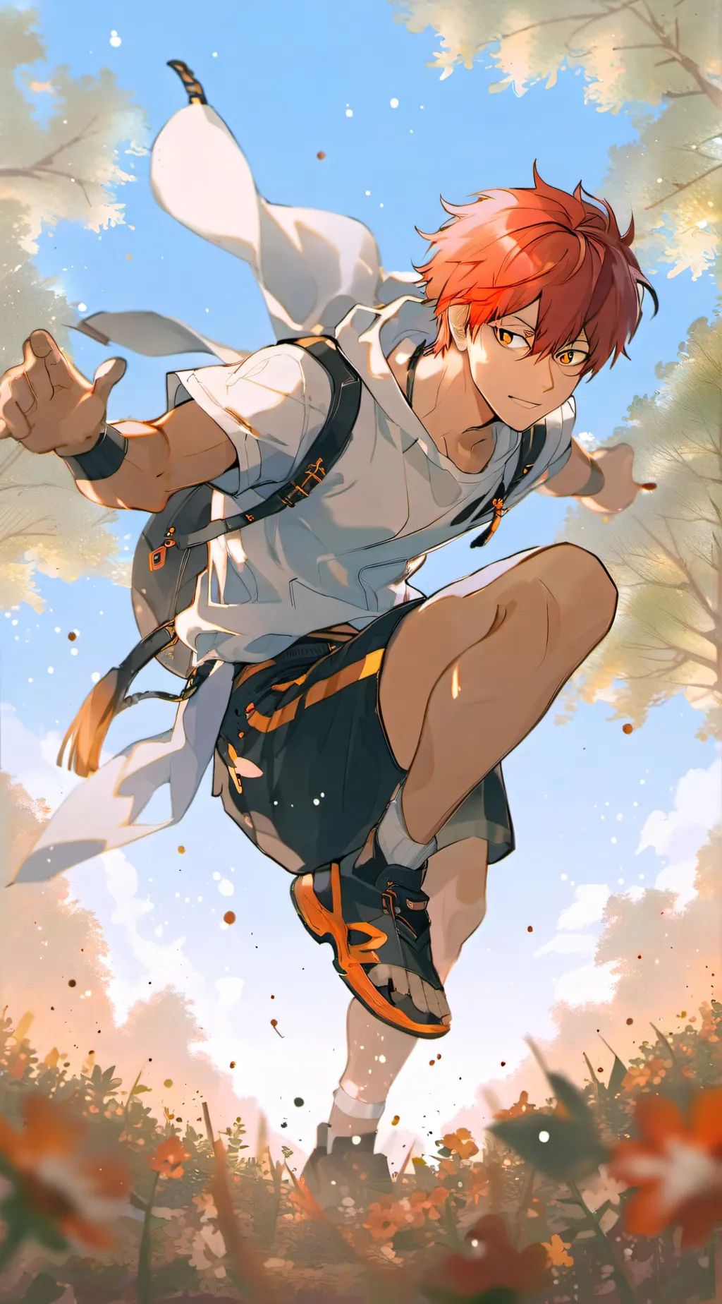 ai character: flash background