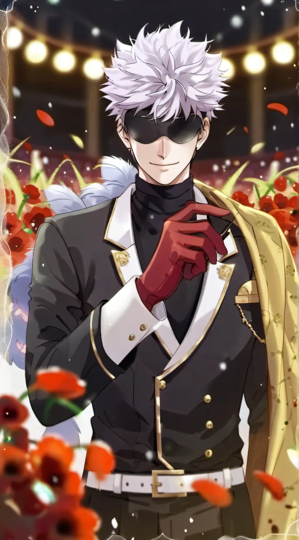 ai character: JJK at your house background