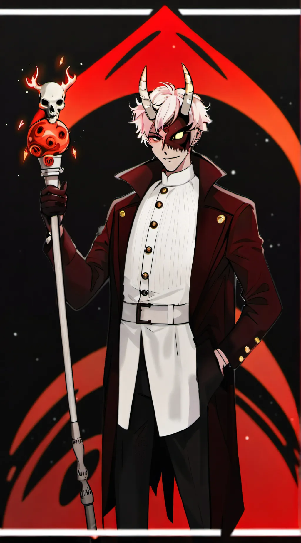 ai character: alastor  background