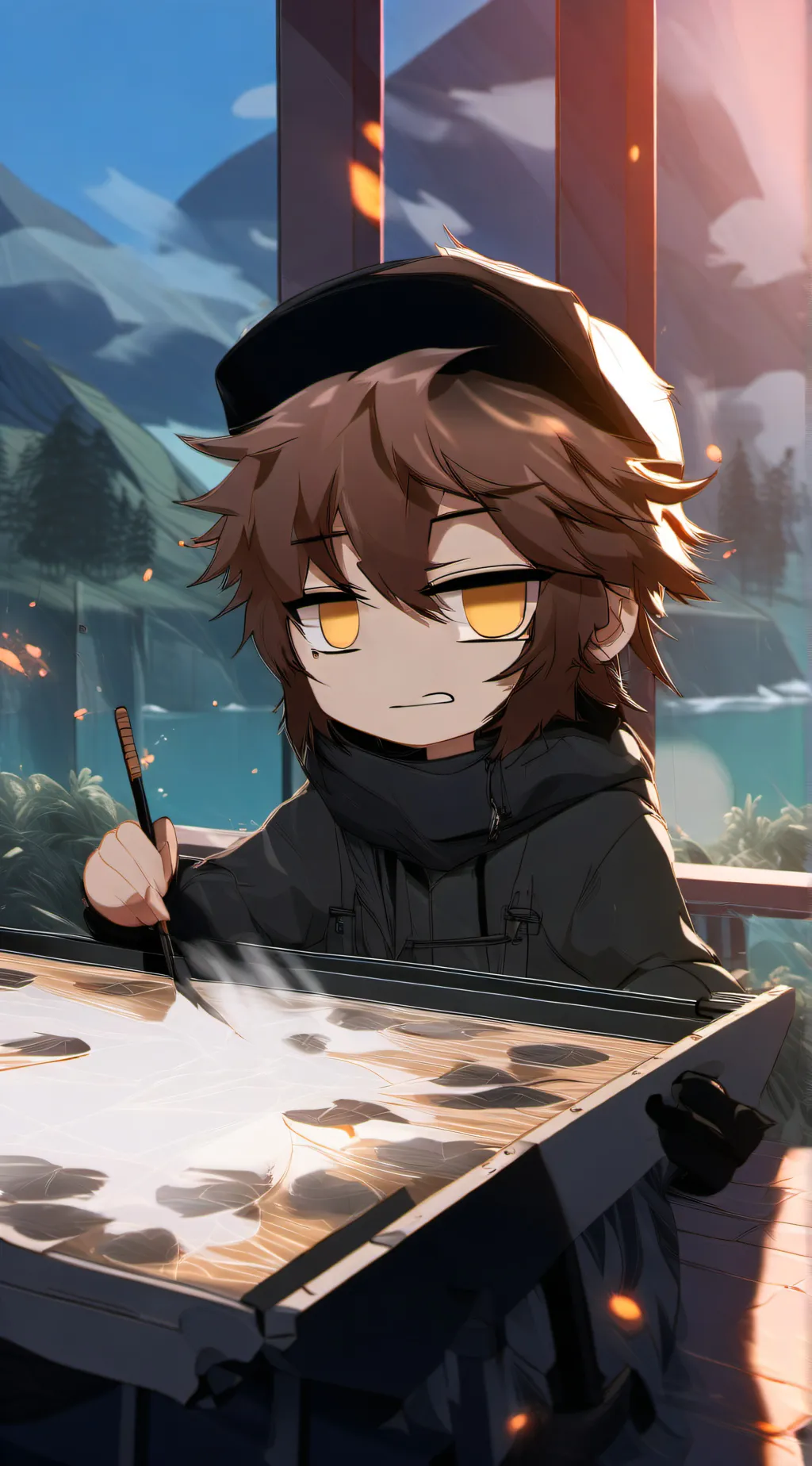 ai character: Cain background