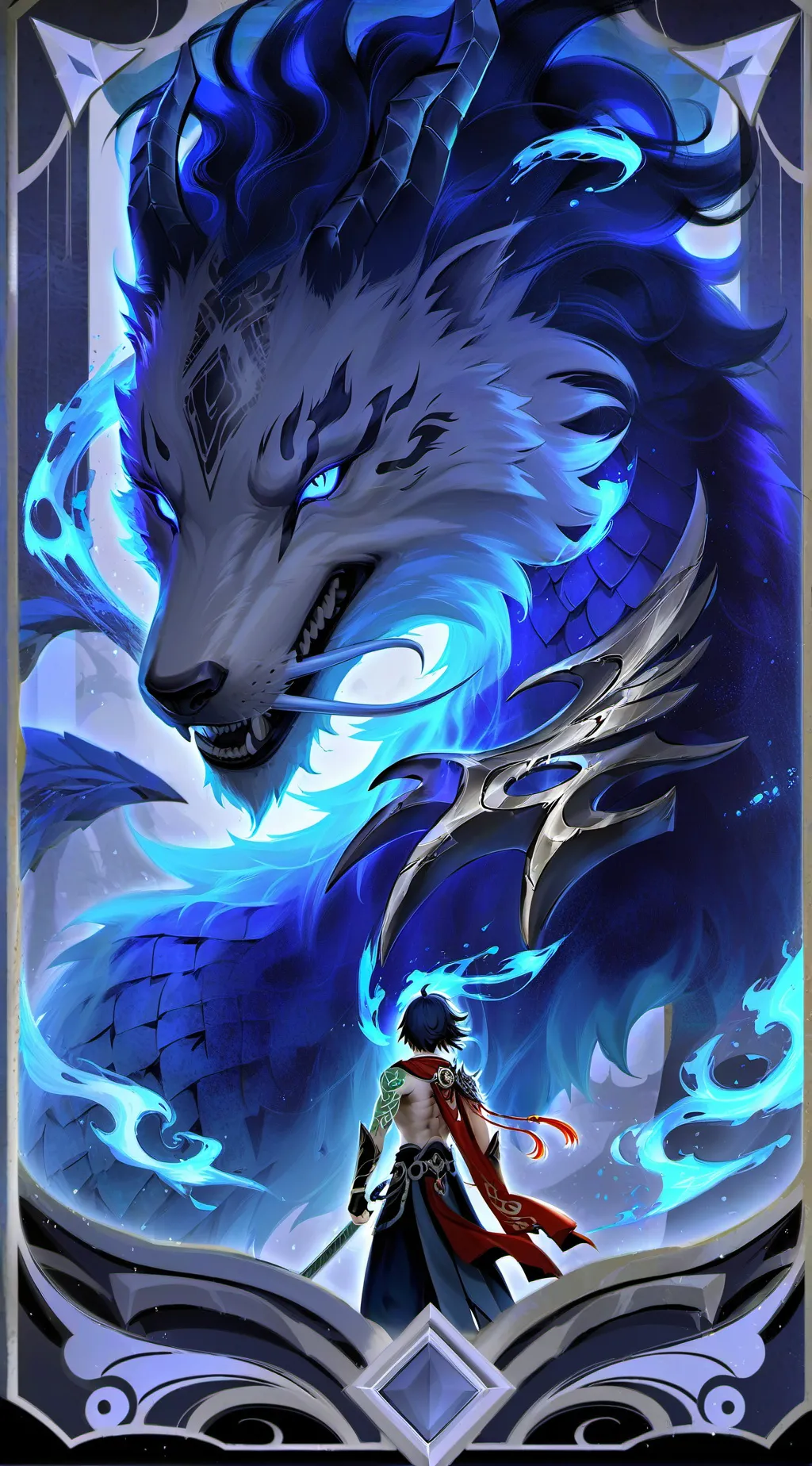 ai character: mha animals background