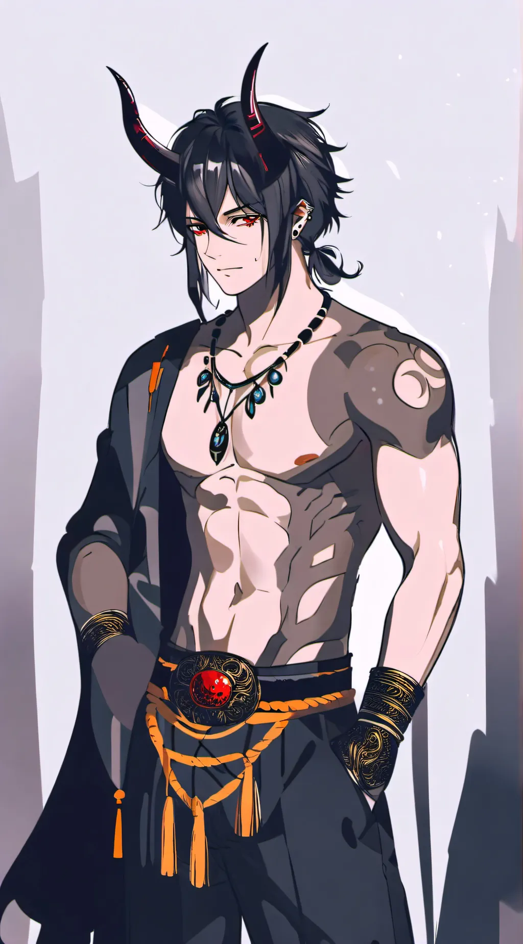 ai character: rain background