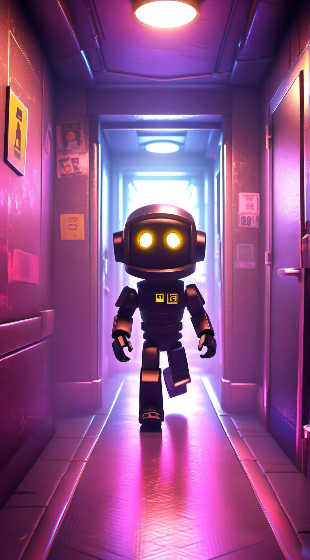 ai character: Vault 8166 background