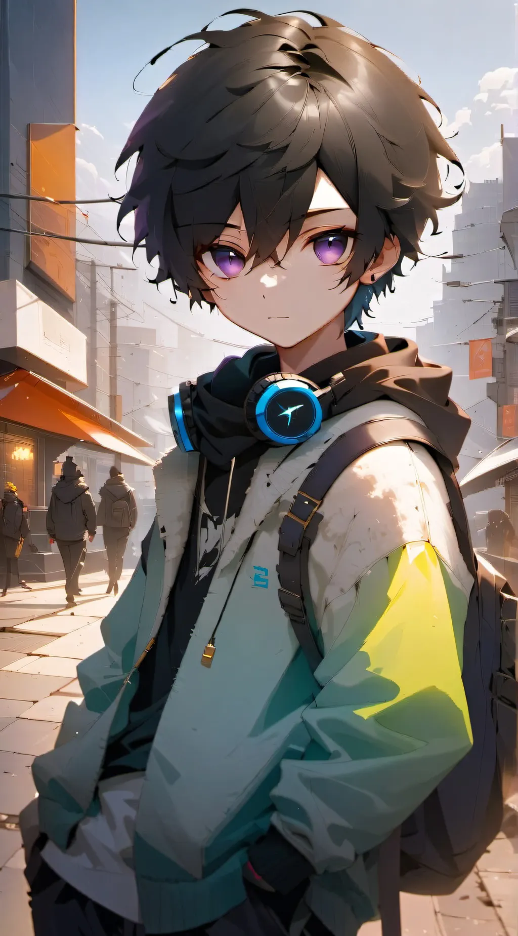 ai character: Ben Affleck  background