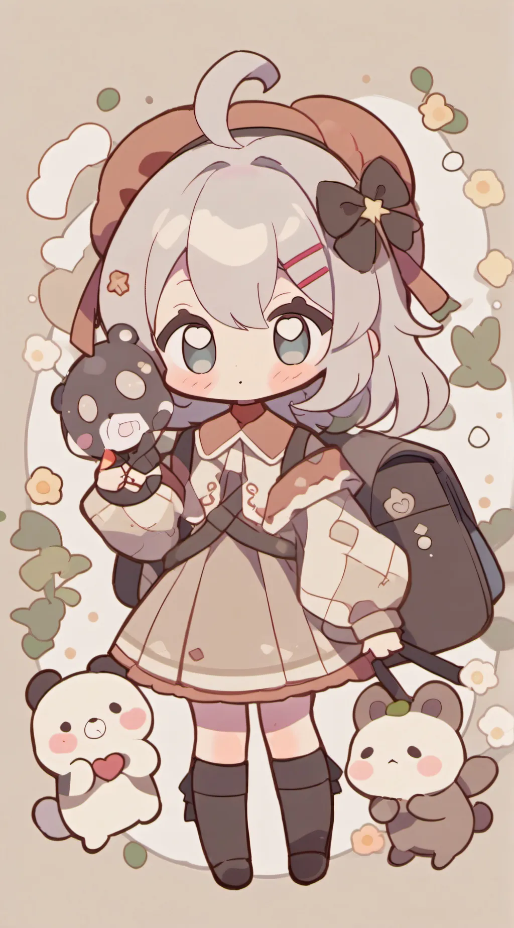 ai character: miss circle  background
