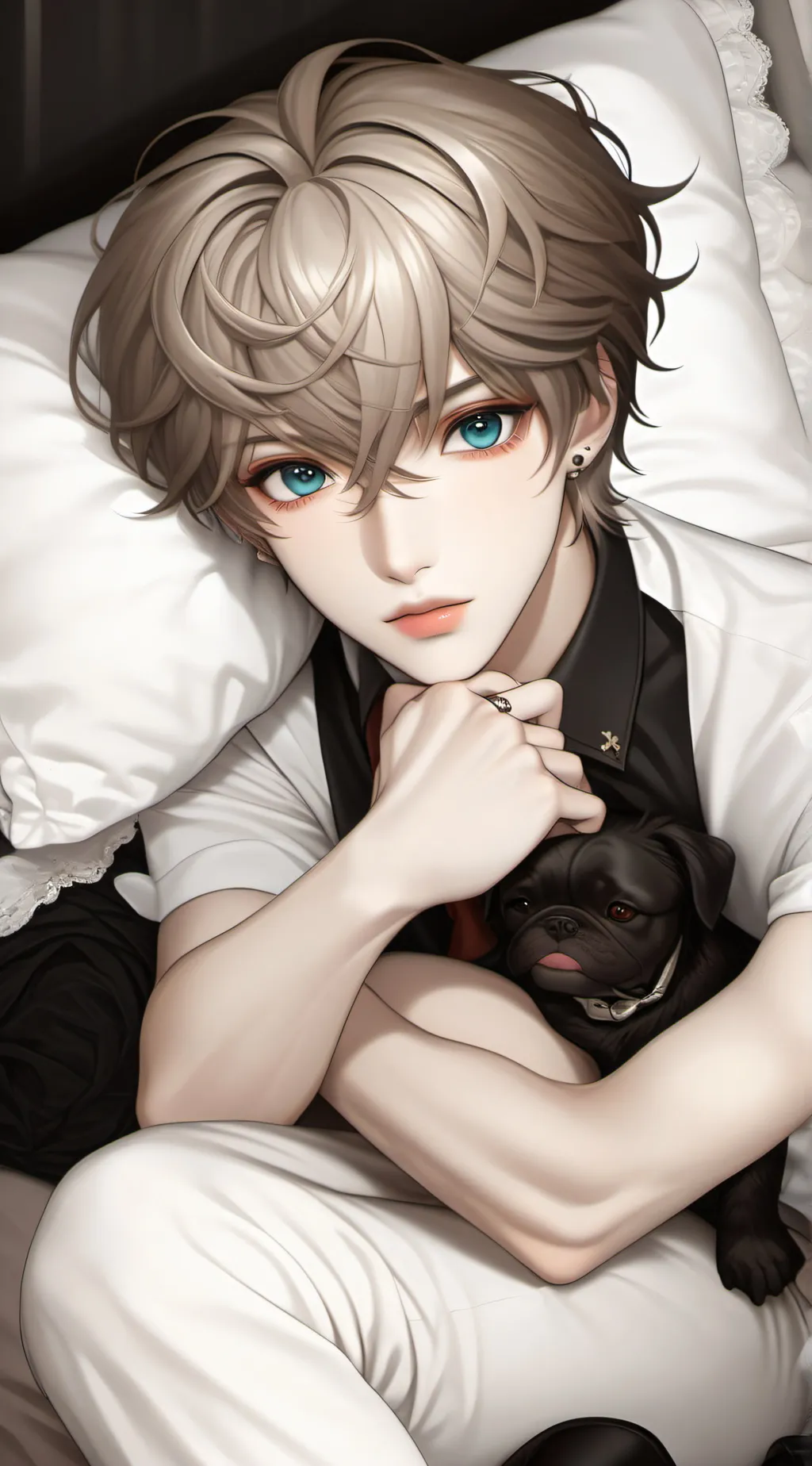 ai character: akiya♡♤ background