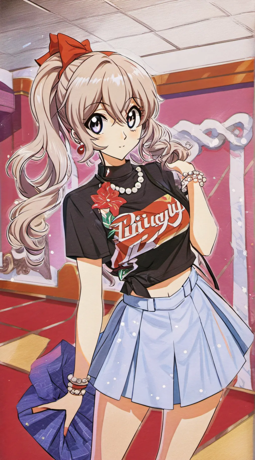 ai character: Sakura background