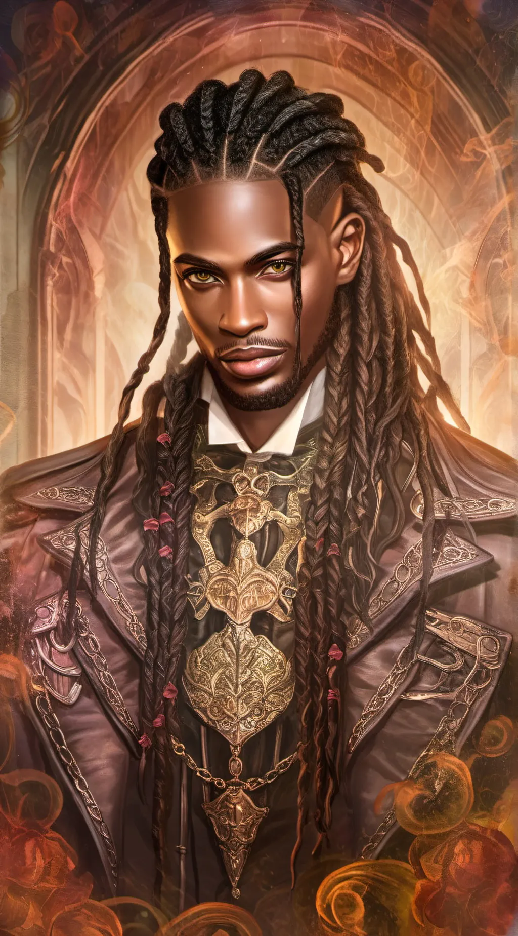 ai character: Hailé  background