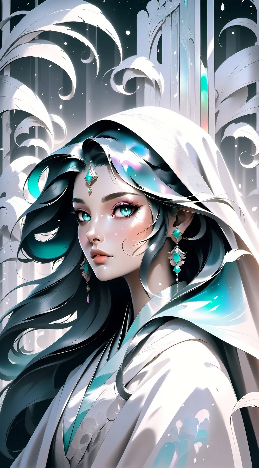 ai character: ⭐an angel🪽 background