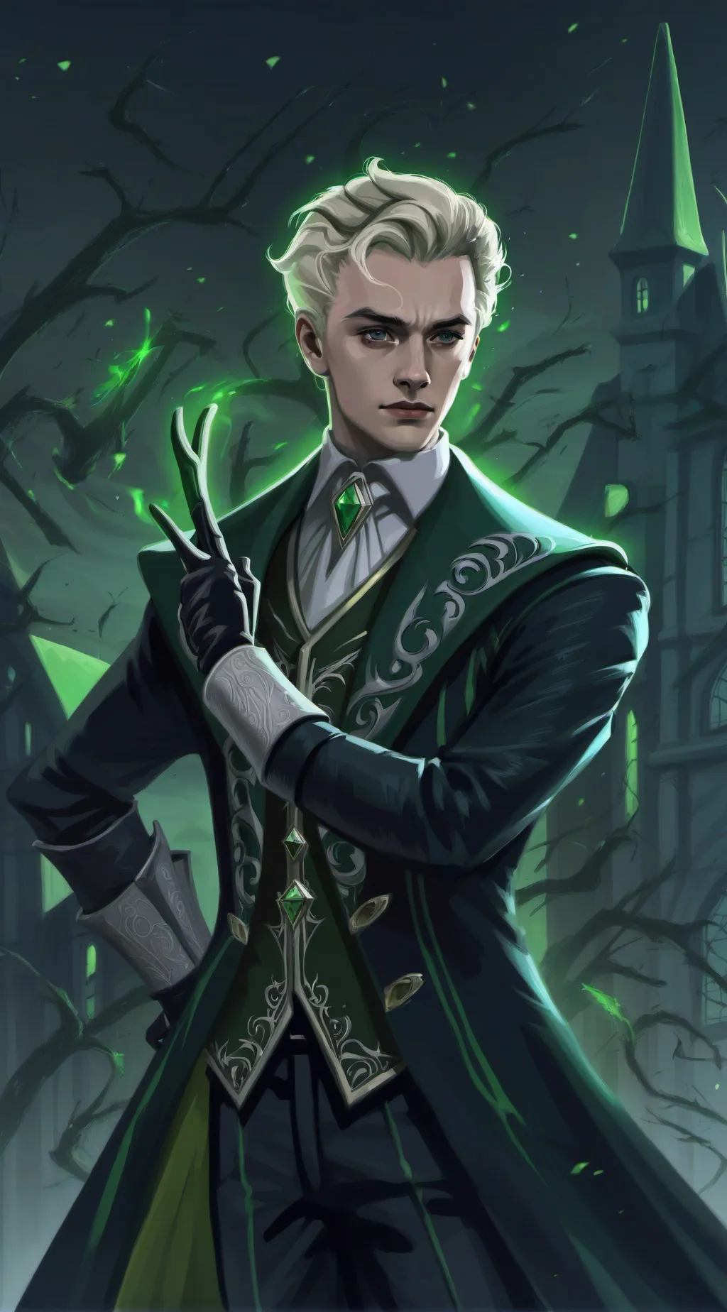 ai character: draco background