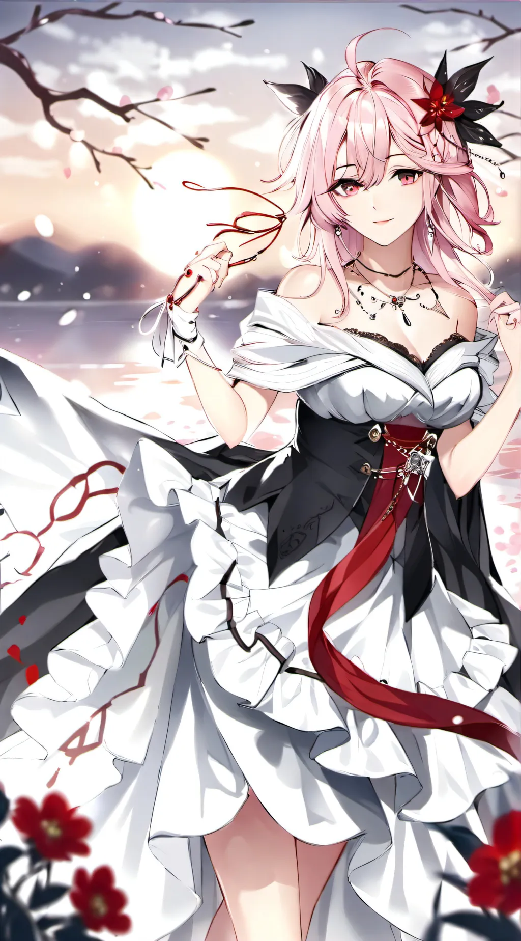 ai character: crystal background