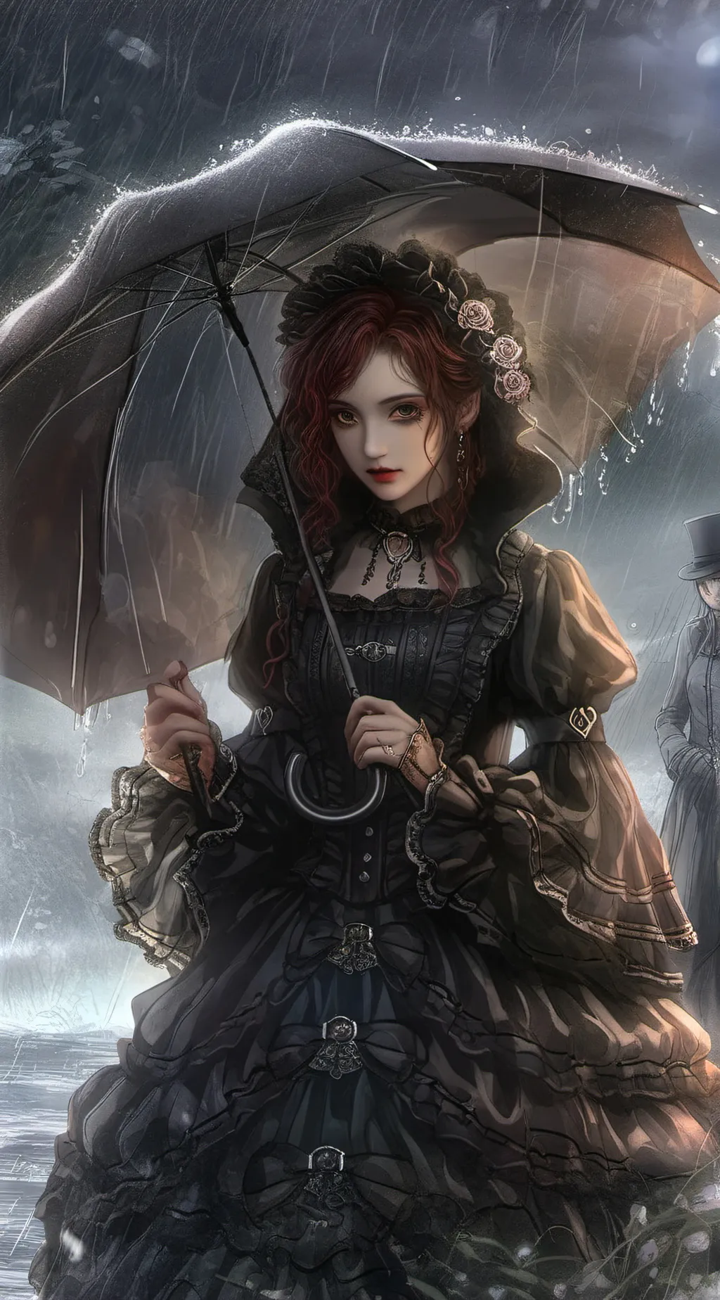 ai character: Hh daises background