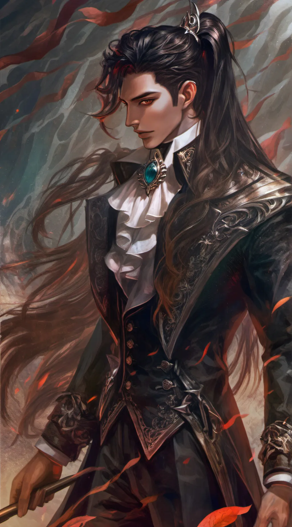 ai character: Ansaldo NightBlood background