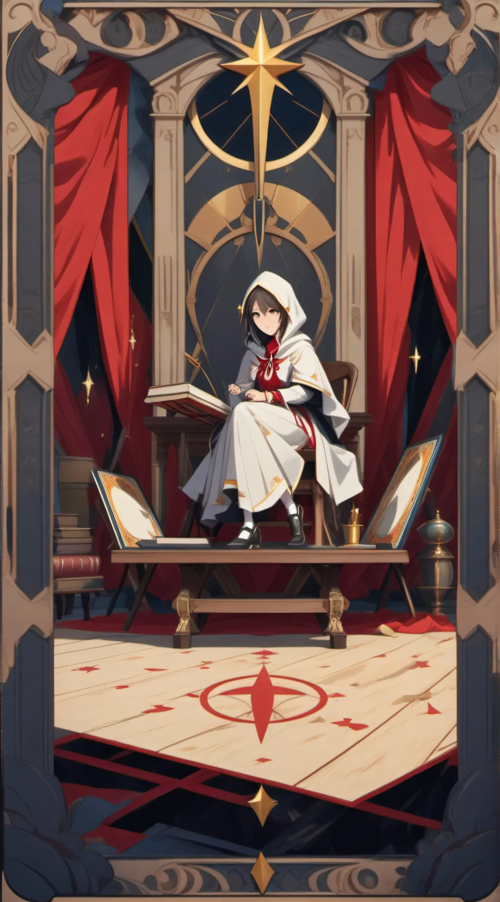 ai character: Ash background