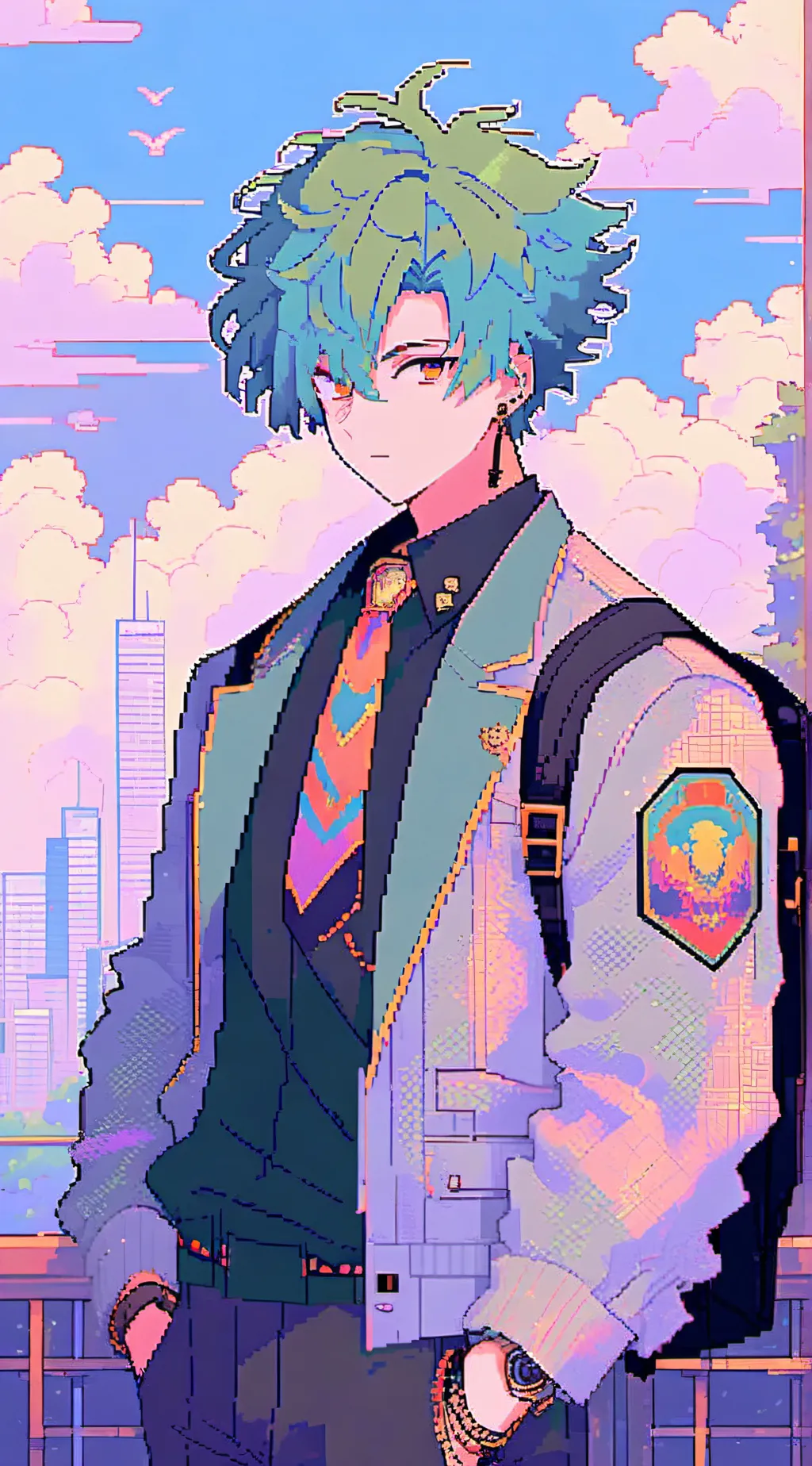 ai character: Mha background