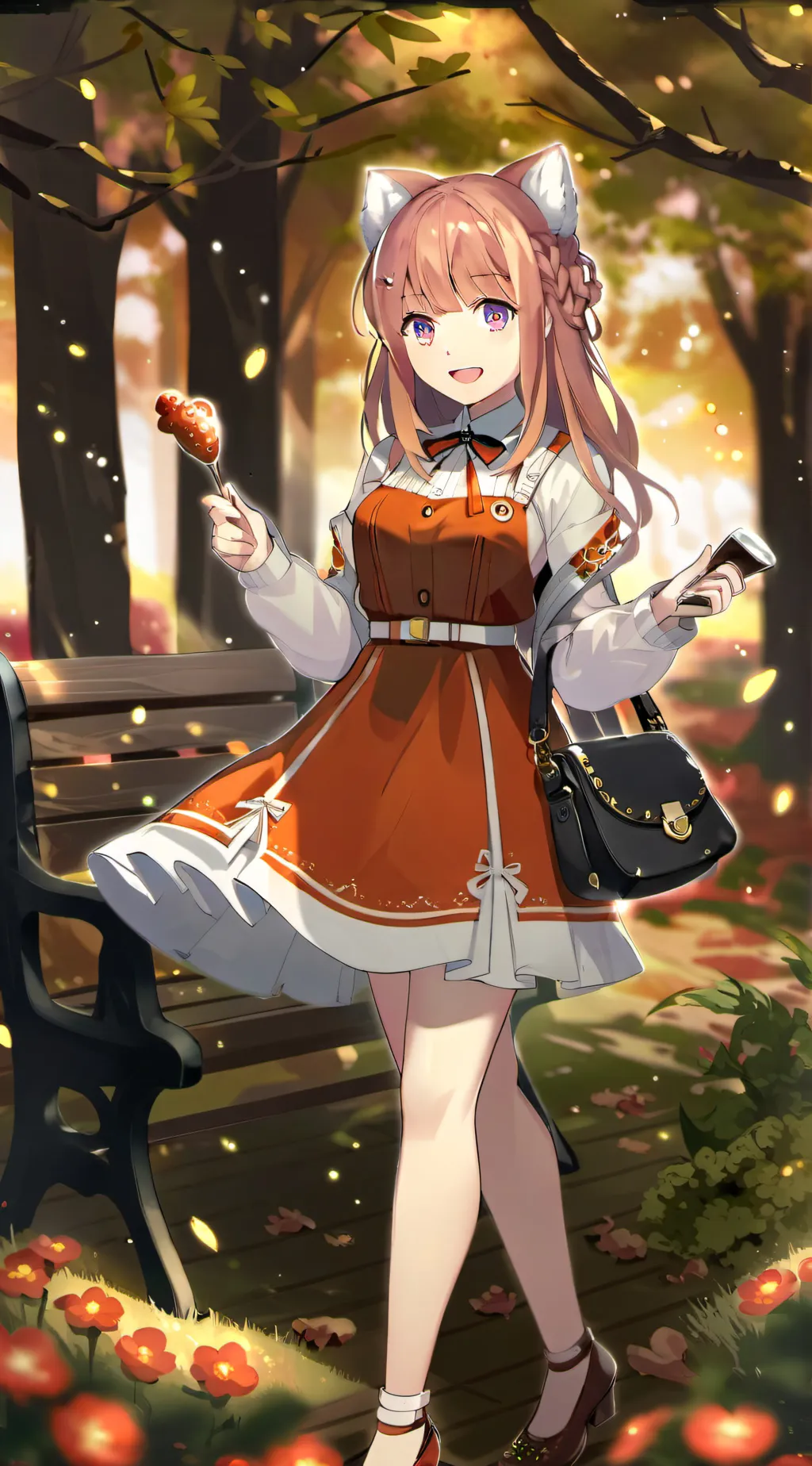 ai character: Lily  background