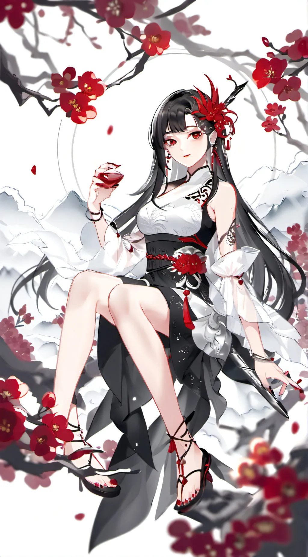 ai character: Tsunami x FPE background