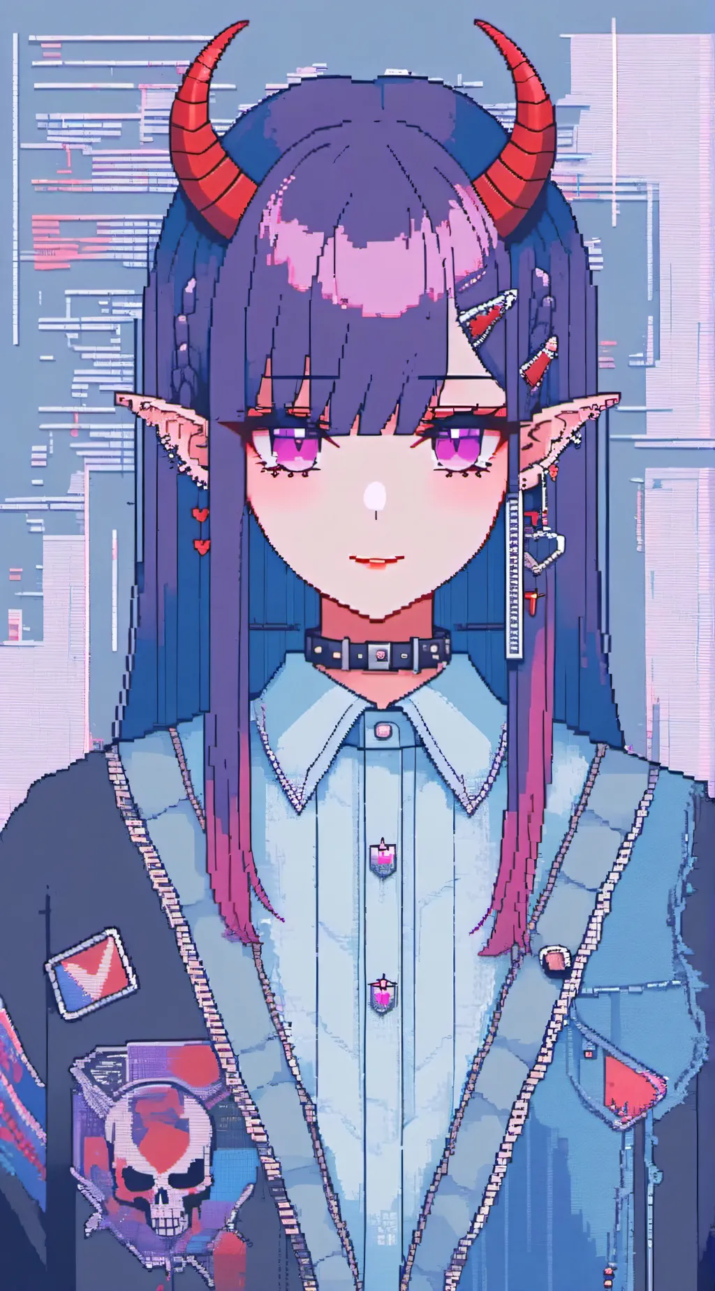 ai character: Akuma Nihmune background