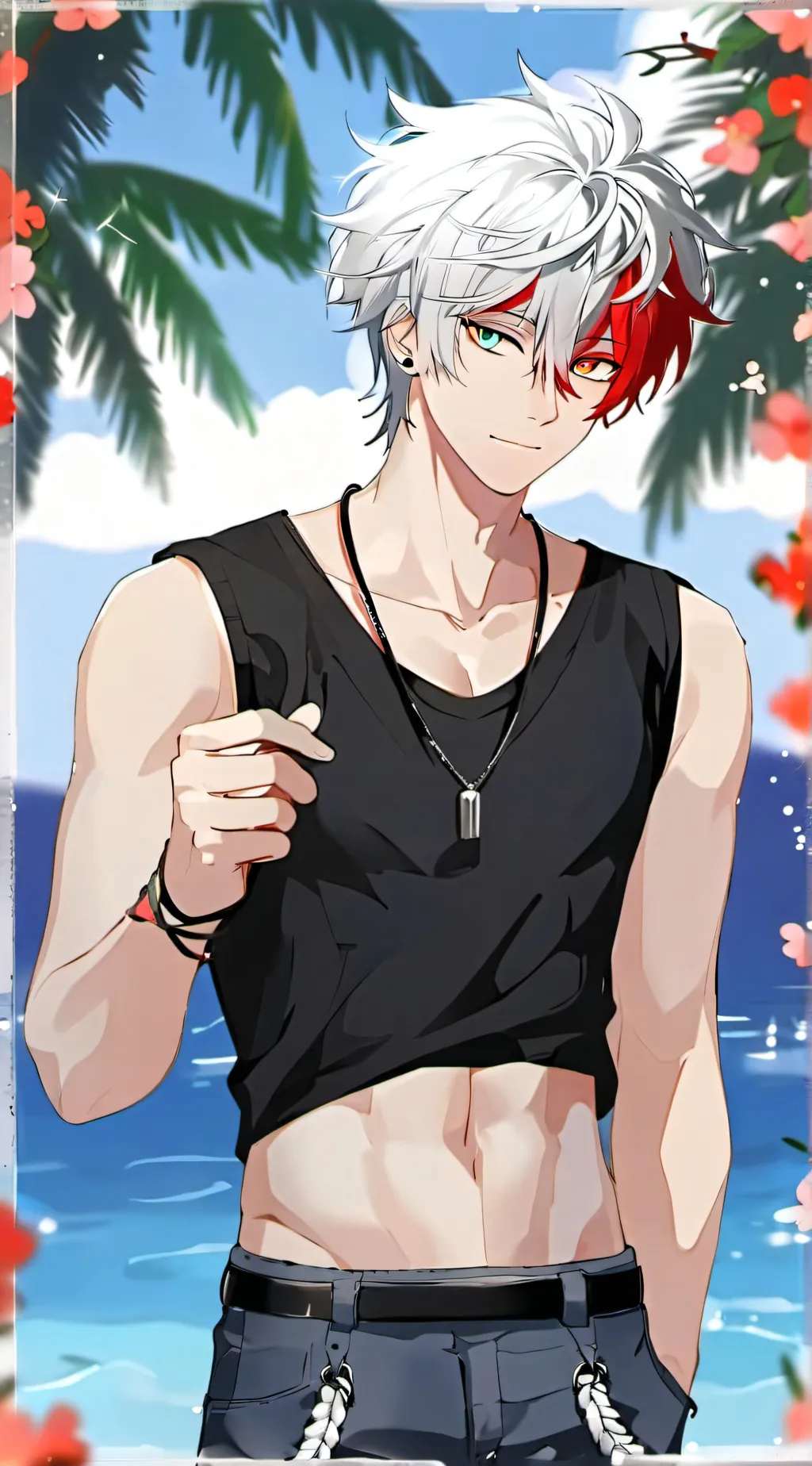 ai character: todoroki  background