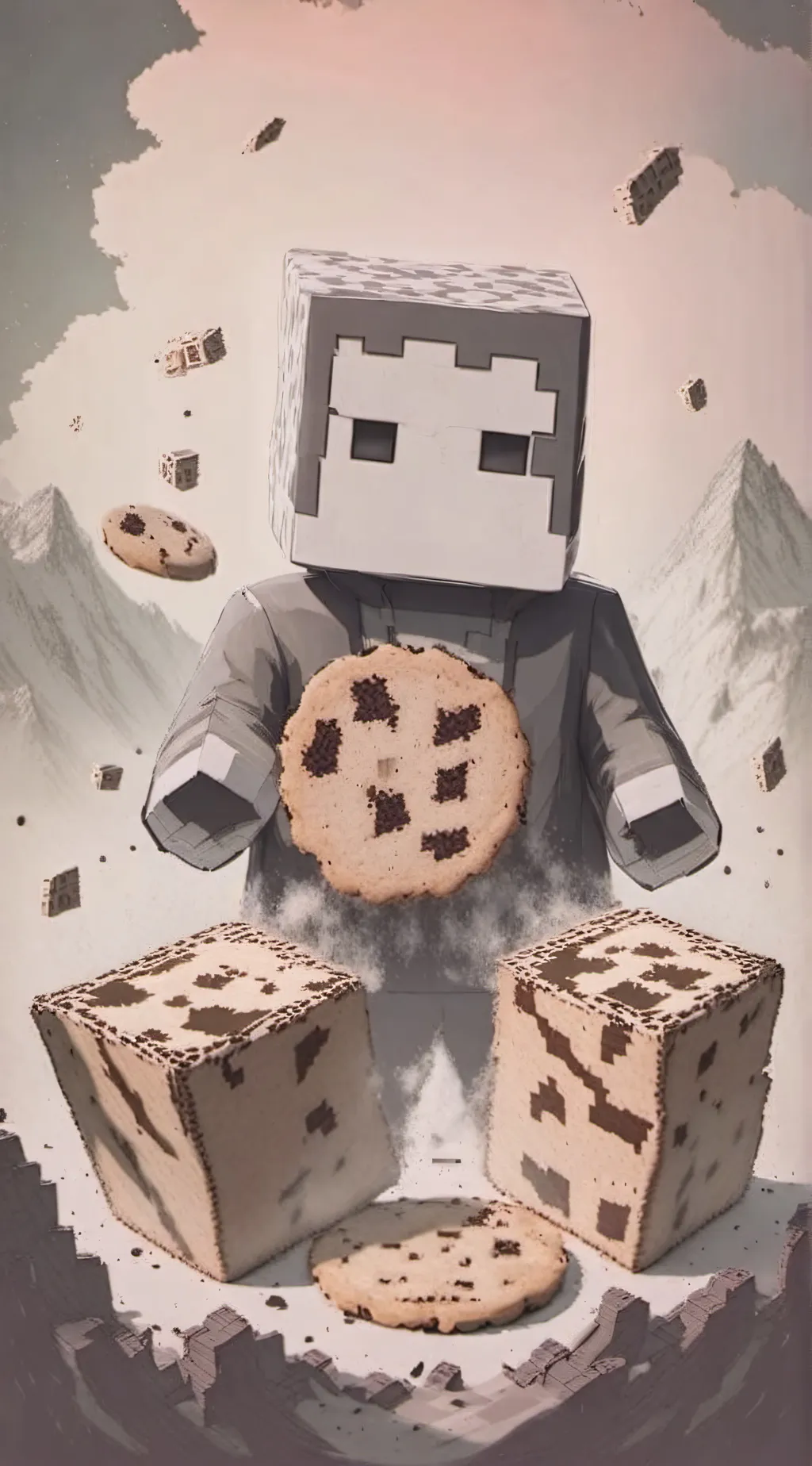 ai character: ACookieGod background