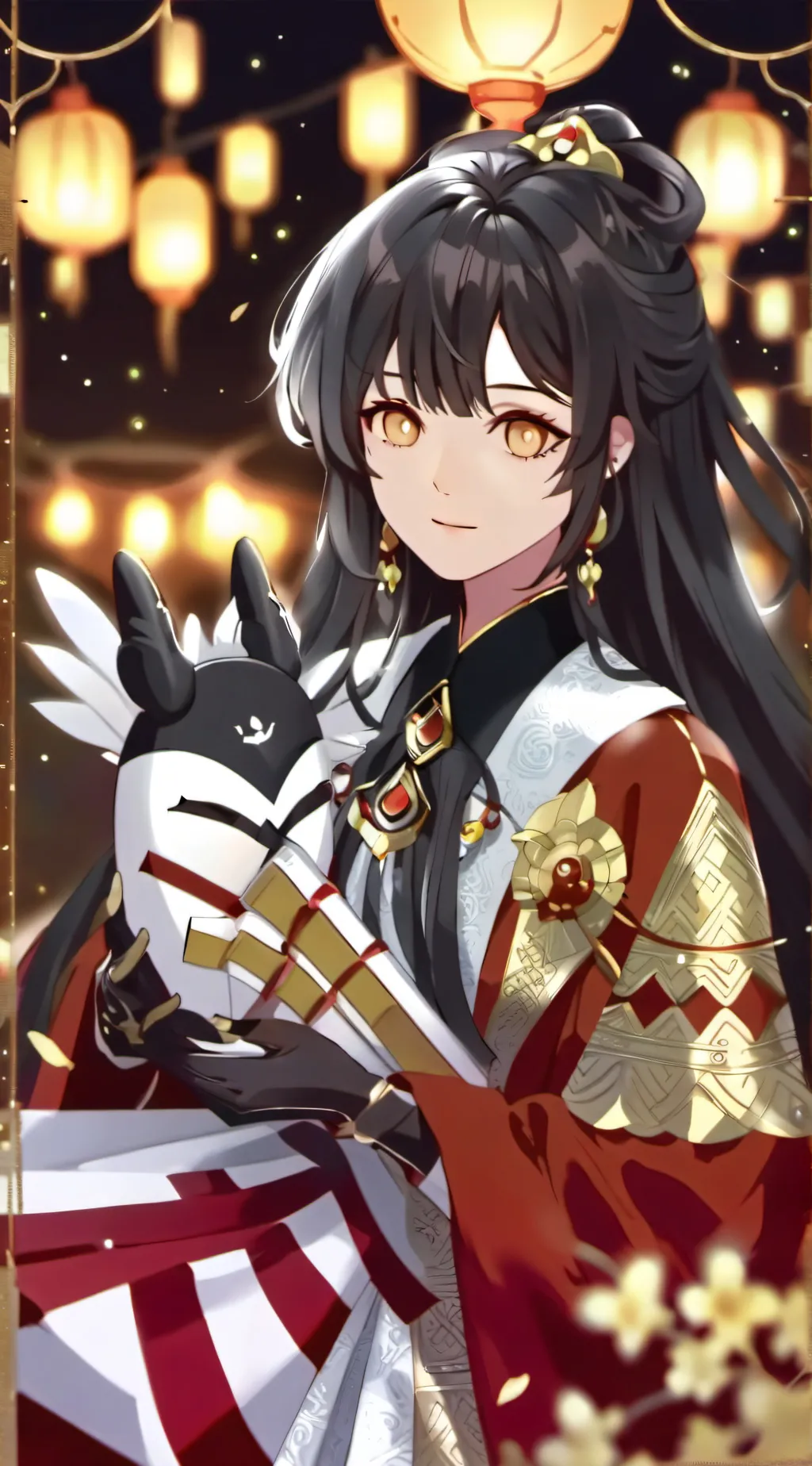 ai character: Anime world background