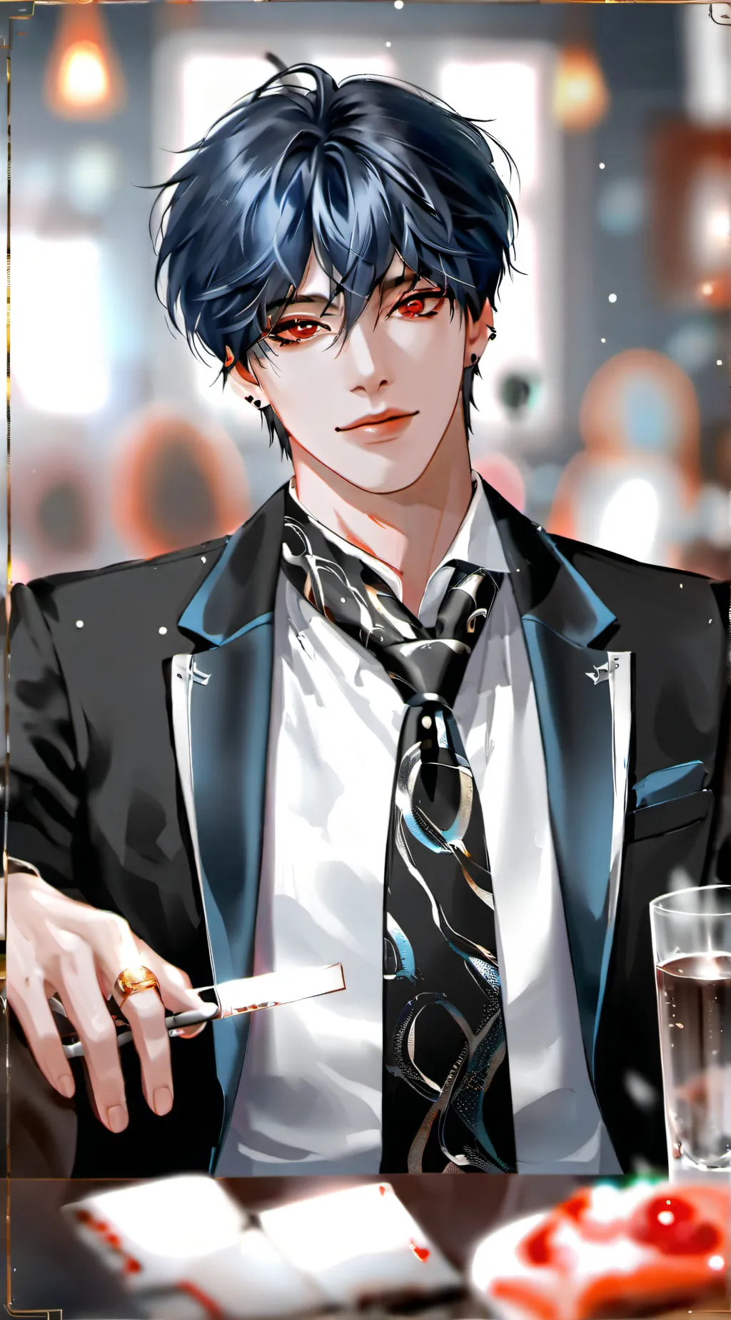 ai character: Daniel  background
