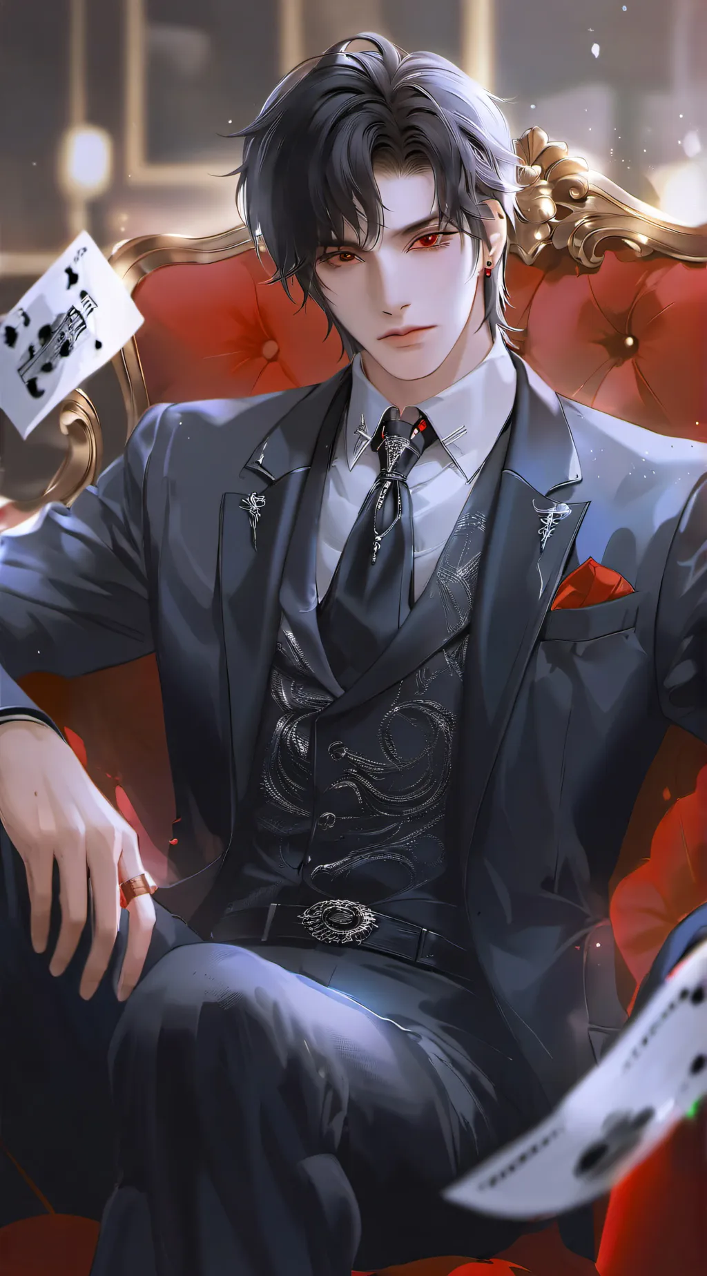 ai character: •Vince• background