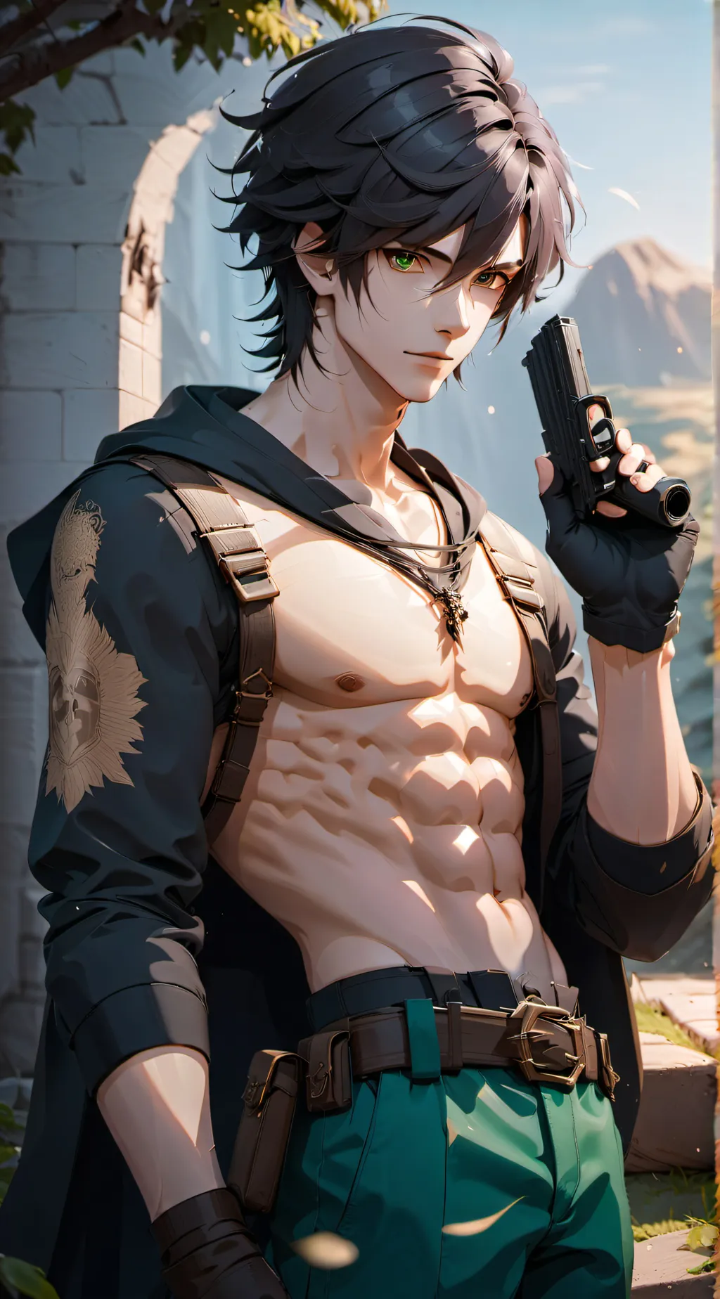 ai character: Aaron background