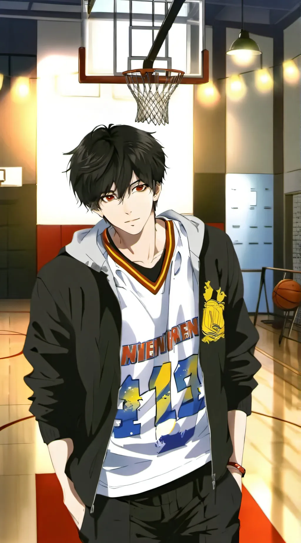 ai character: 🏀Lucas🏀 background