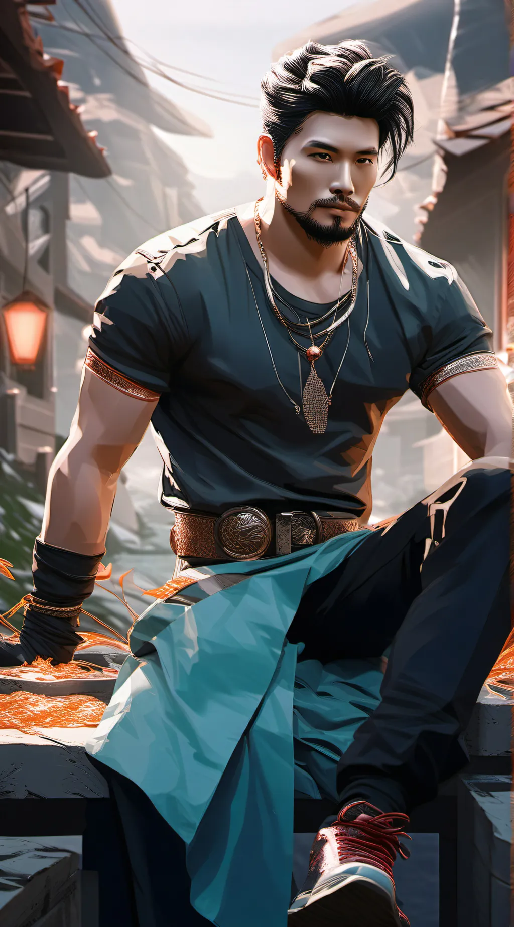 ai character: ashton background