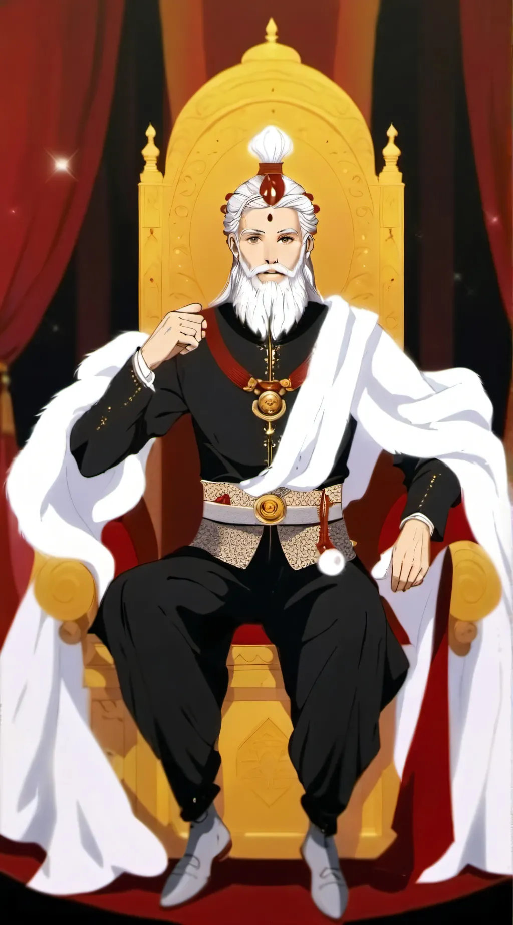 ai character: Elemant king background