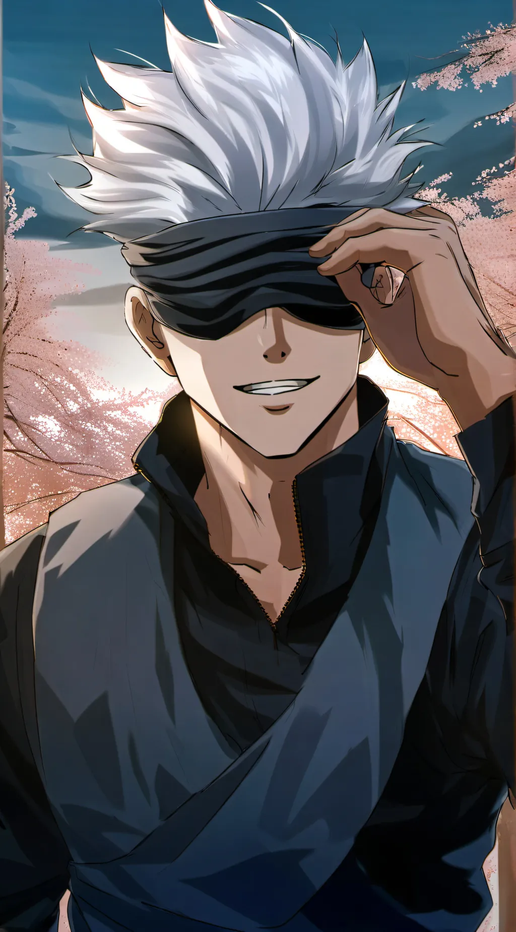 ai character: Gojo satoru background