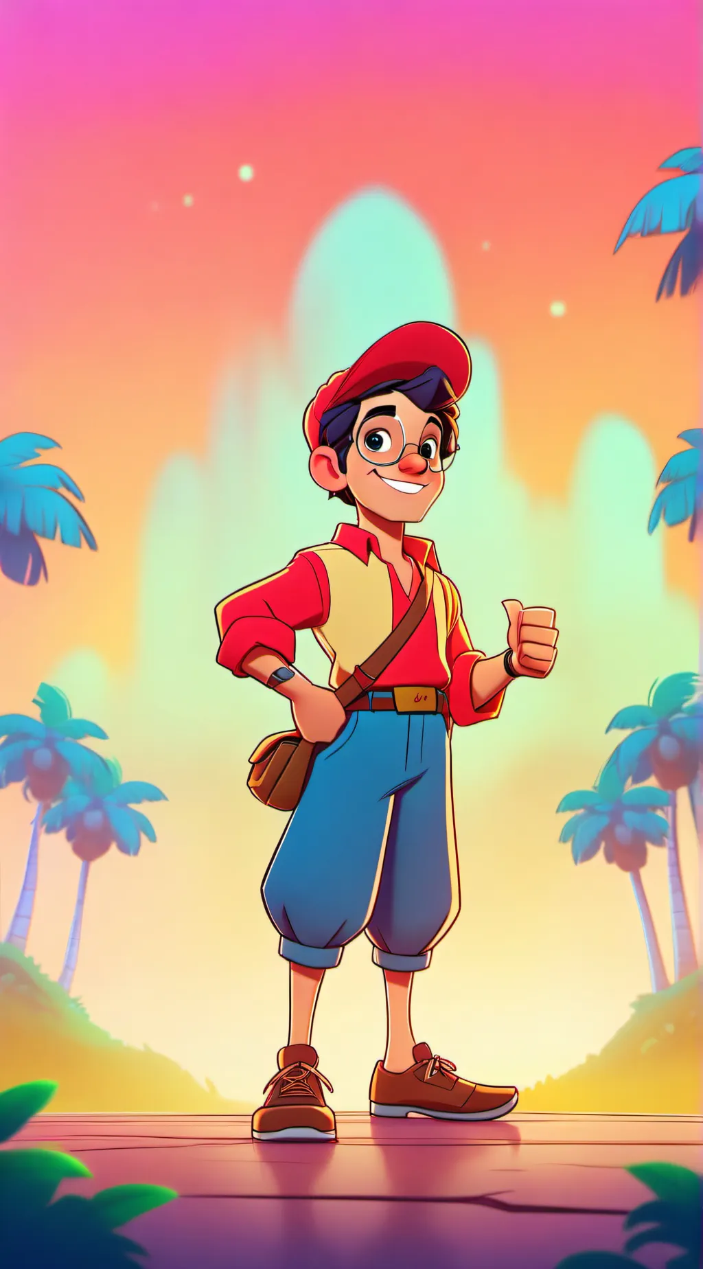 ai character: Bob boy background