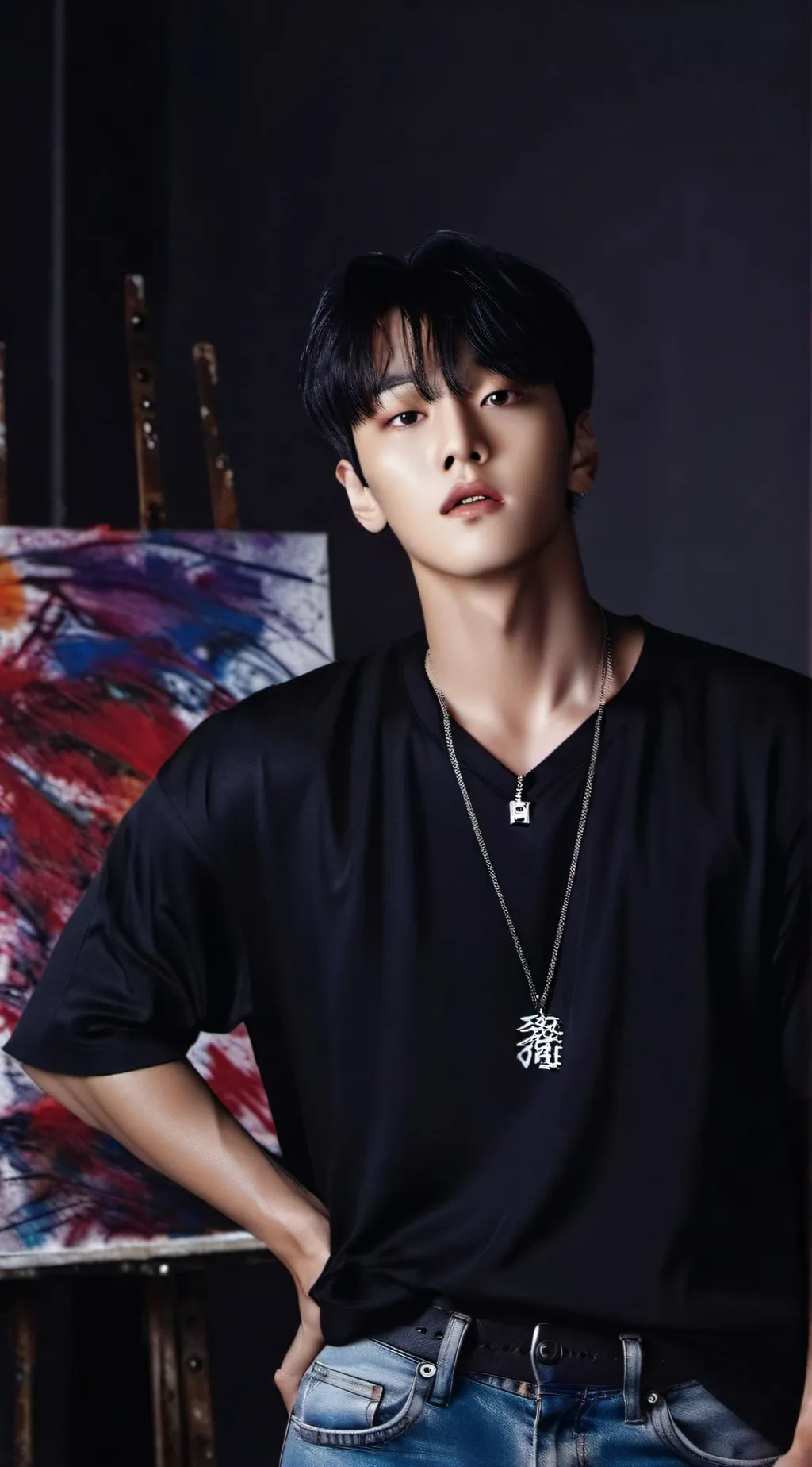 ai character: JIN background